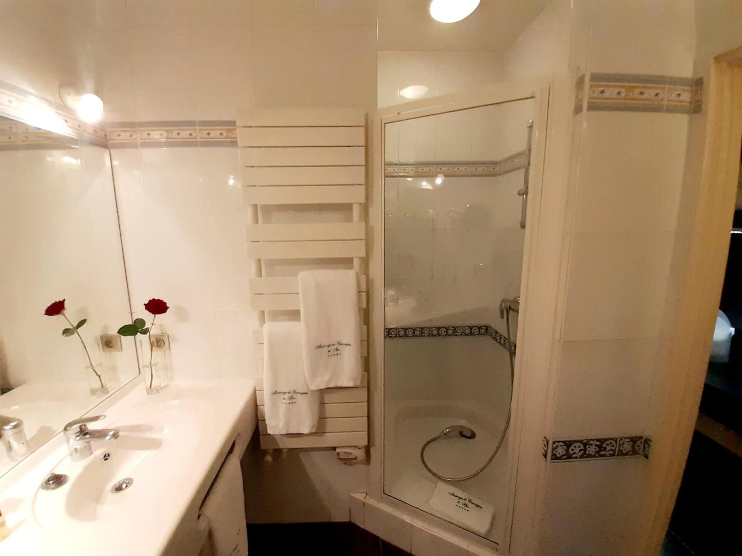 Shower in Auberge de Cassagne & Spa