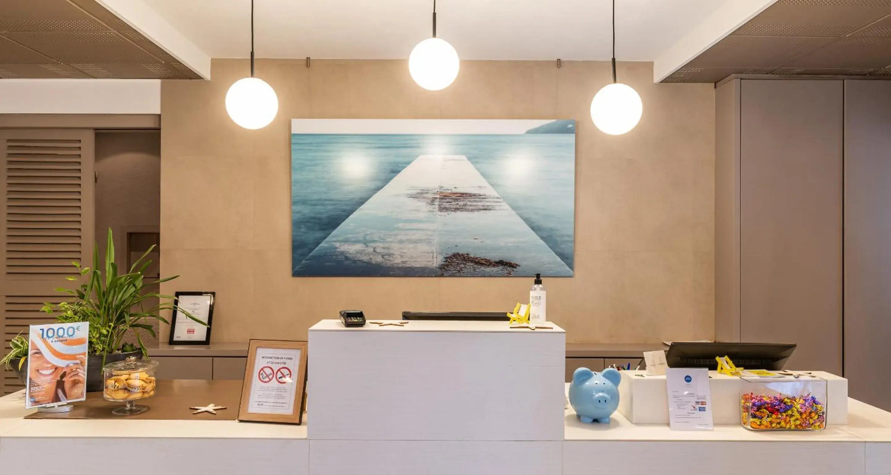 Lobby or reception in Best Western Plus La Corniche Lobby or reception in Best Western Plus La Corniche