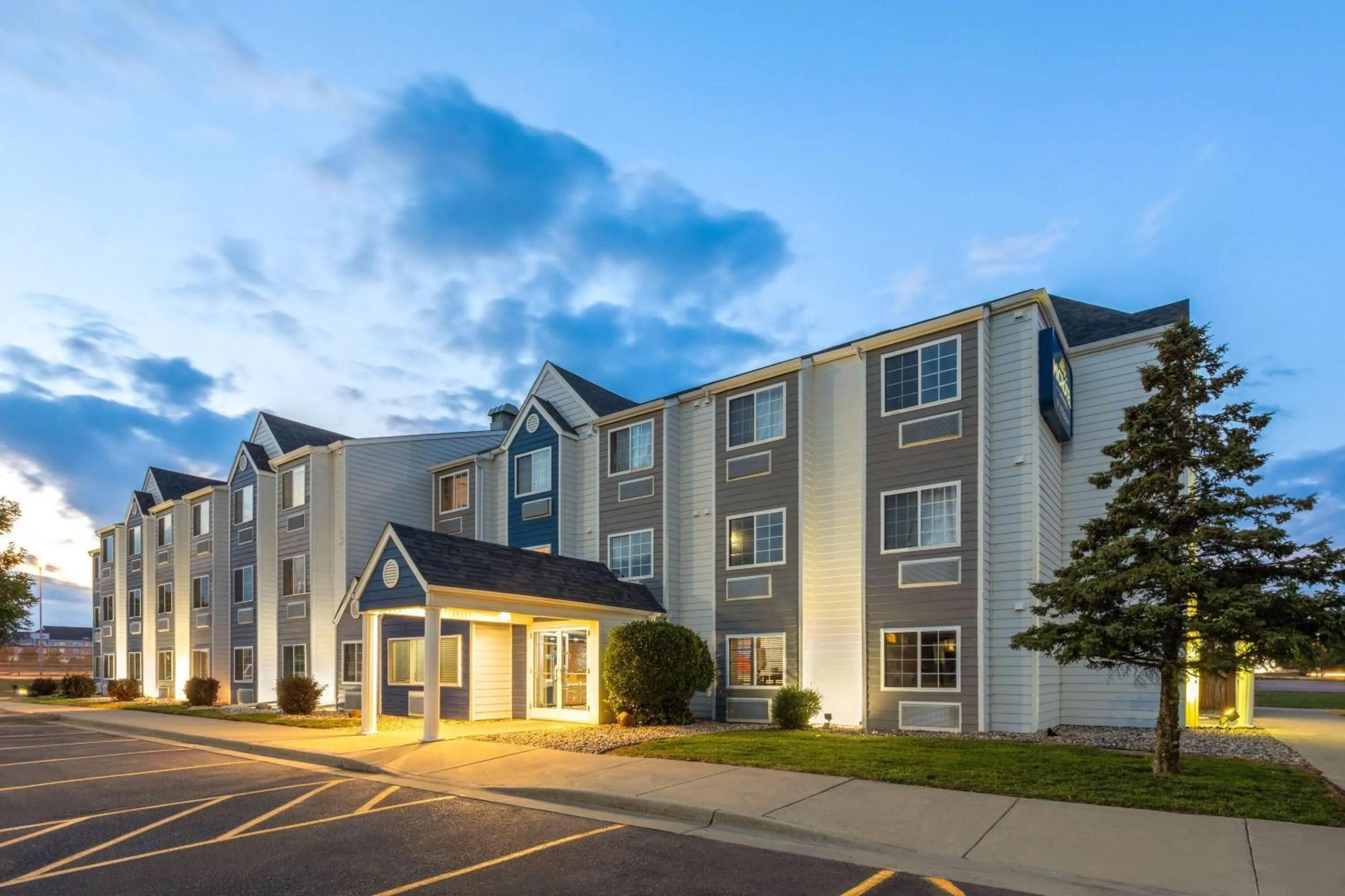 Property building in Microtel Inn & Suites by Wyndham Sioux Falls