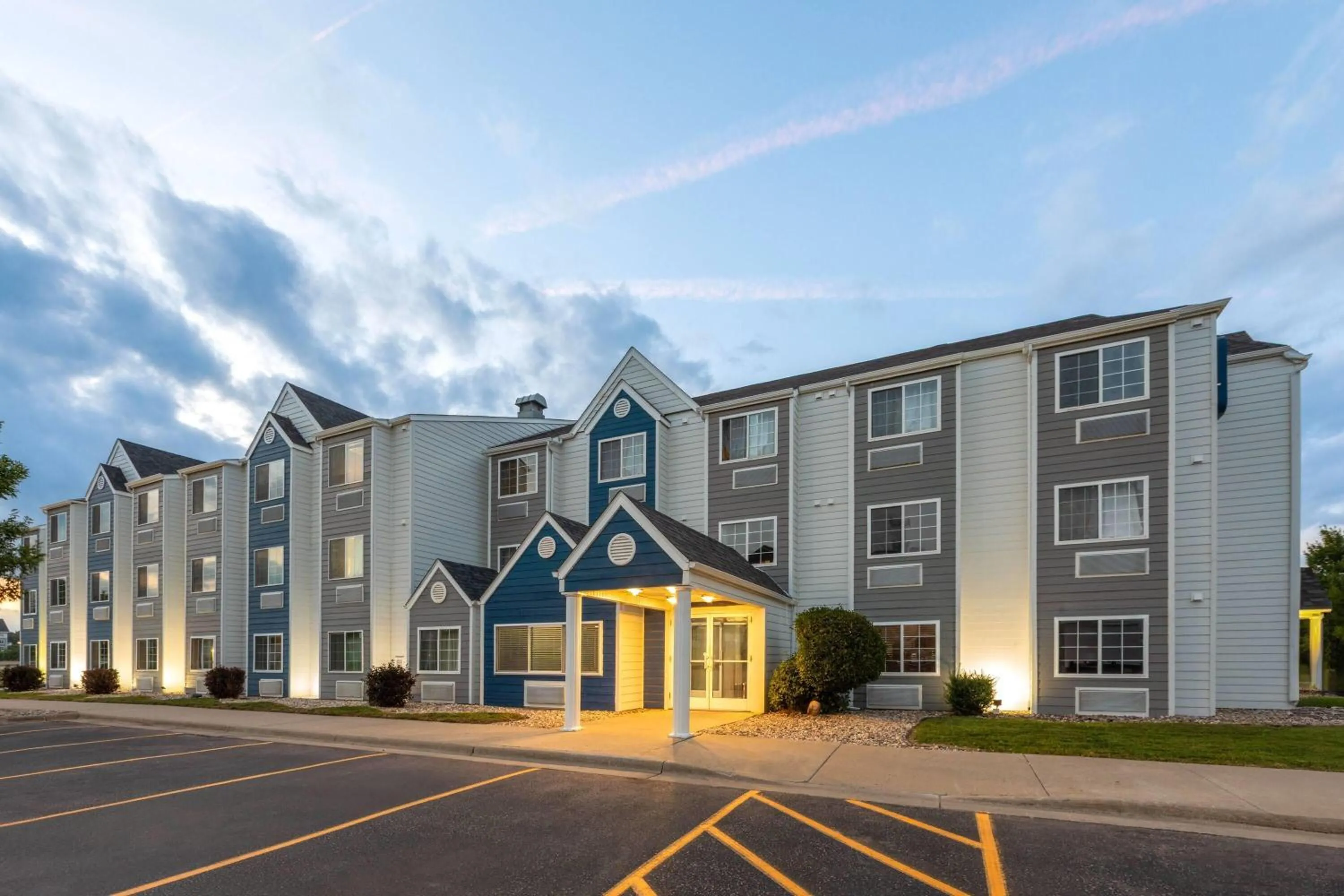 Property building in Microtel Inn & Suites by Wyndham Sioux Falls