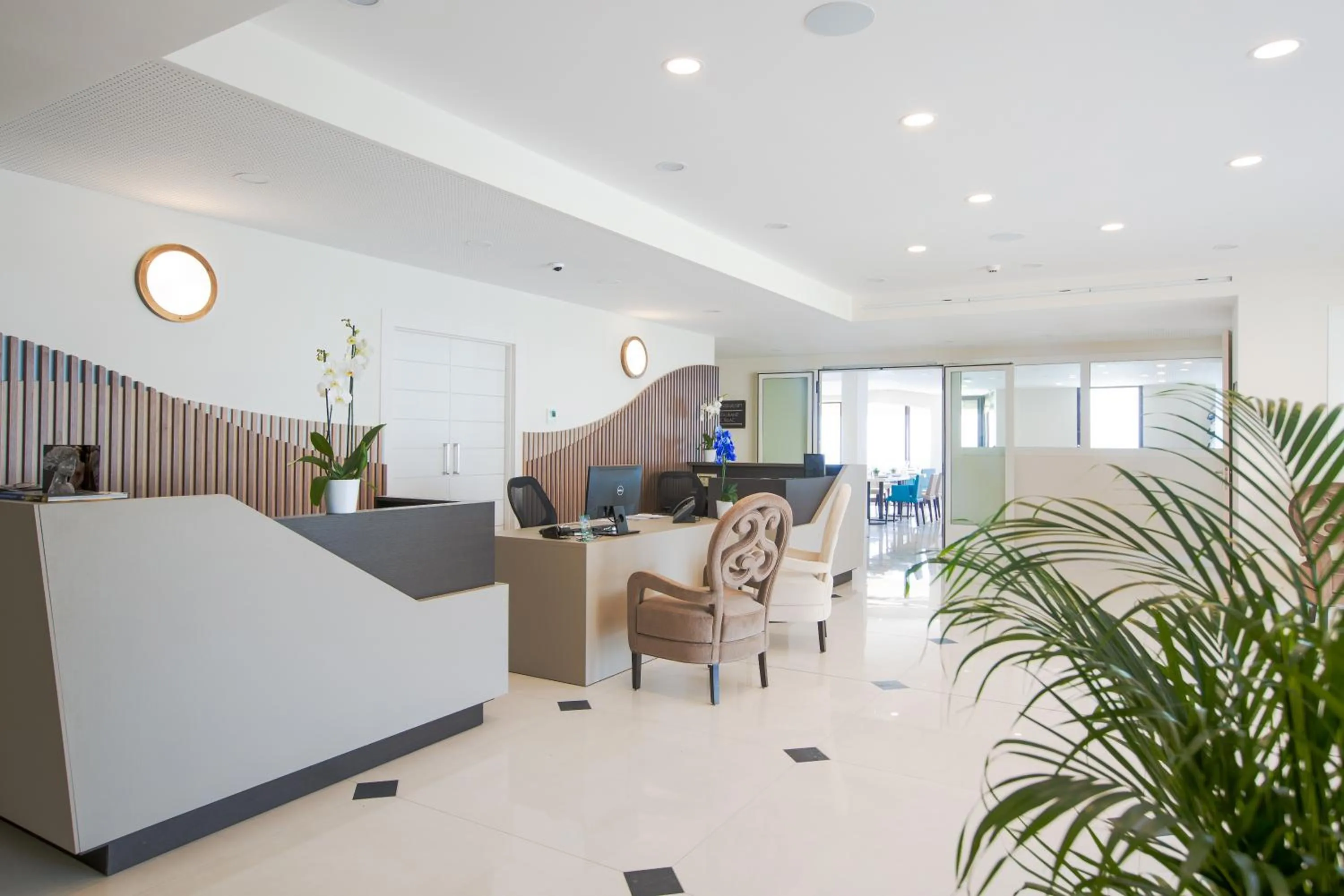 Lobby or reception in Les Terrasses d'Eze - Hôtel & Spa