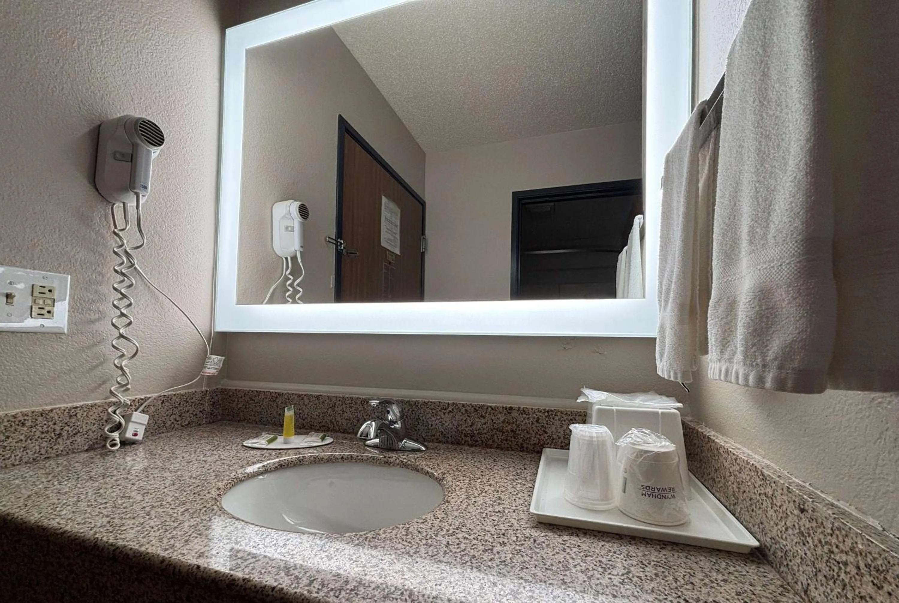 Bathroom in Super 8 by Wyndham Marshall