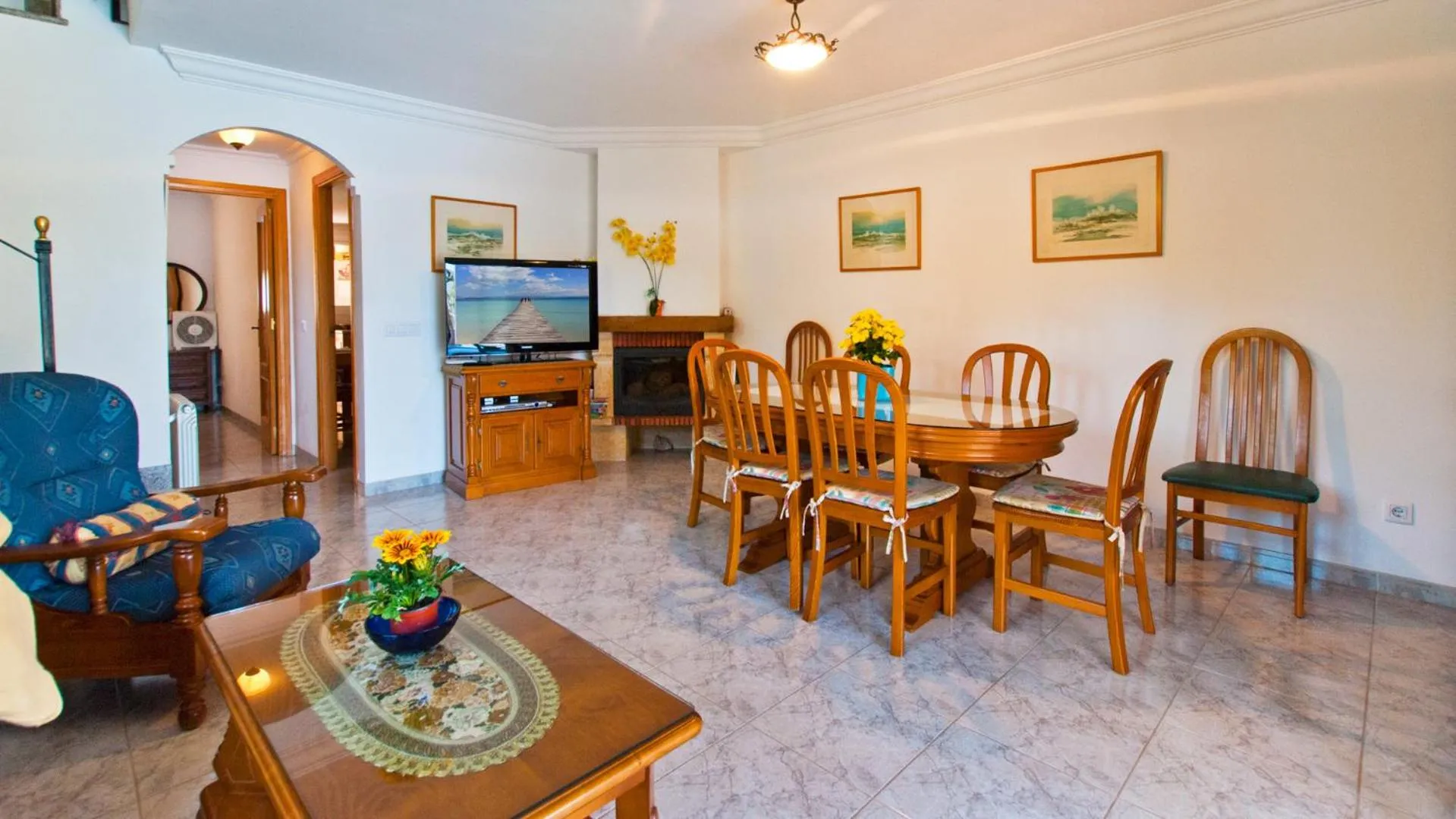 Living room in C237 Estrella Azul by Mallorca Villa Selection