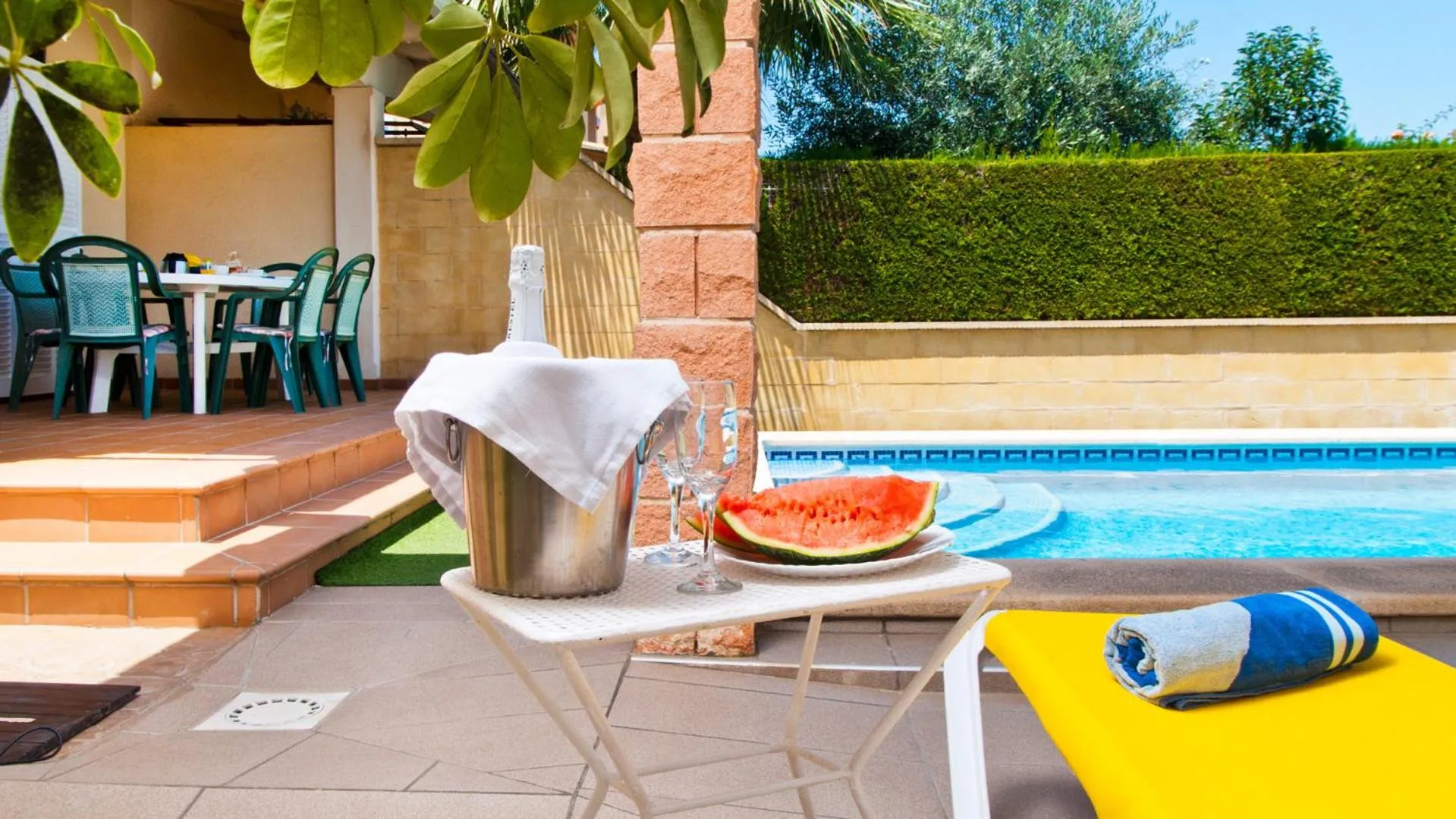 Patio in C237 Estrella Azul by Mallorca Villa Selection