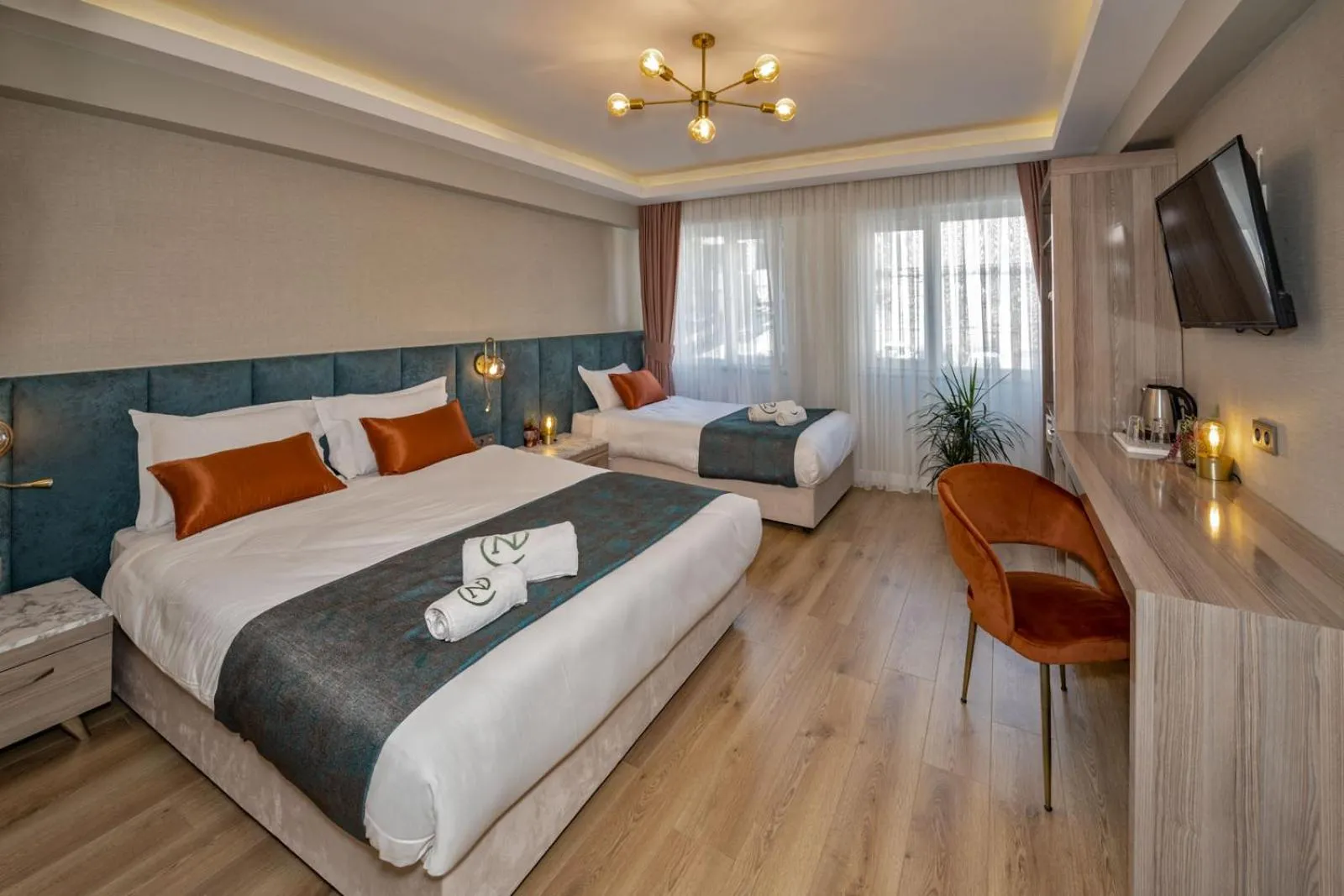 Photo of the whole room, Bed in Nika otel & cafe
