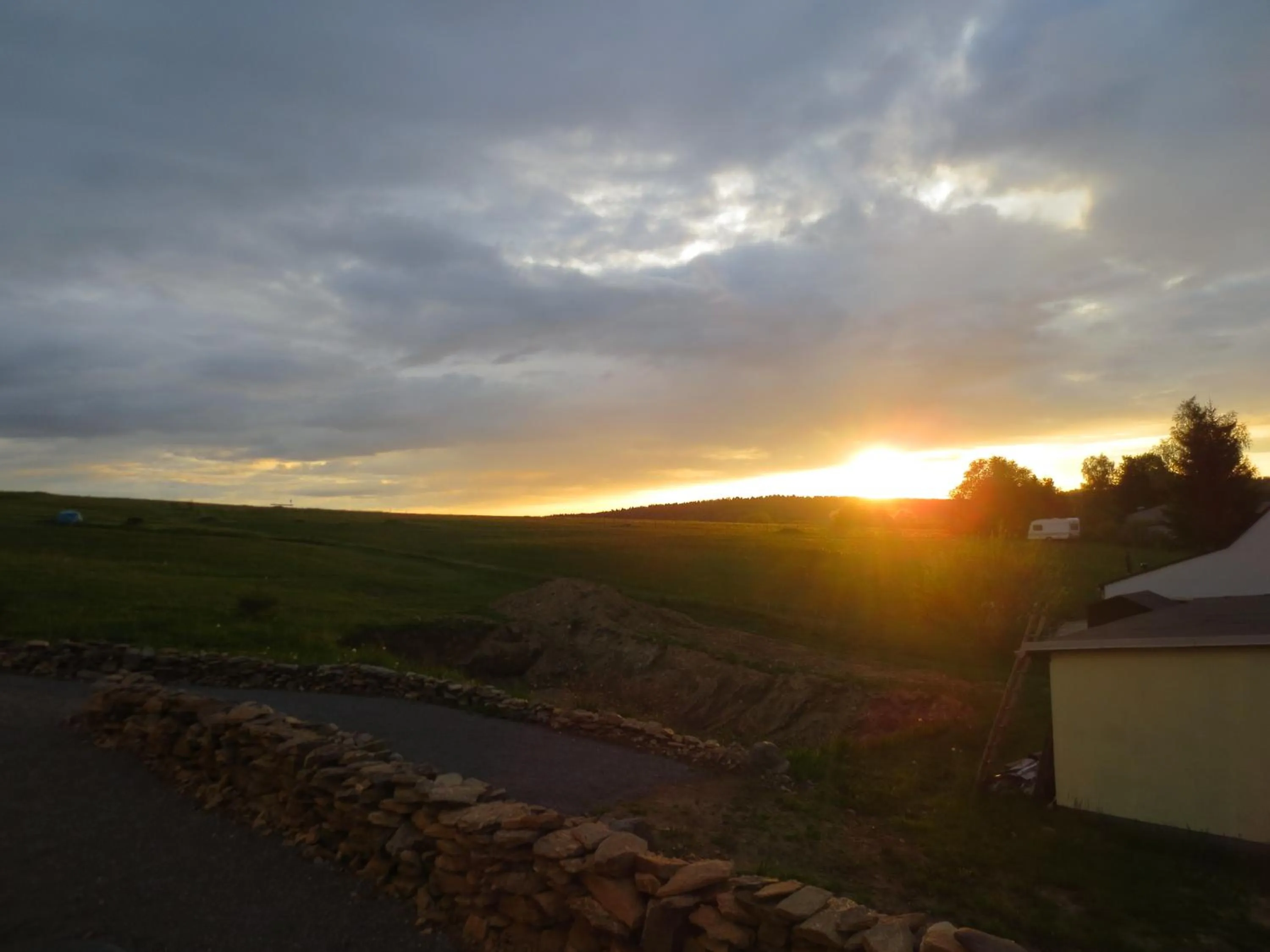 Sunset in Gasthaus Ruebenau