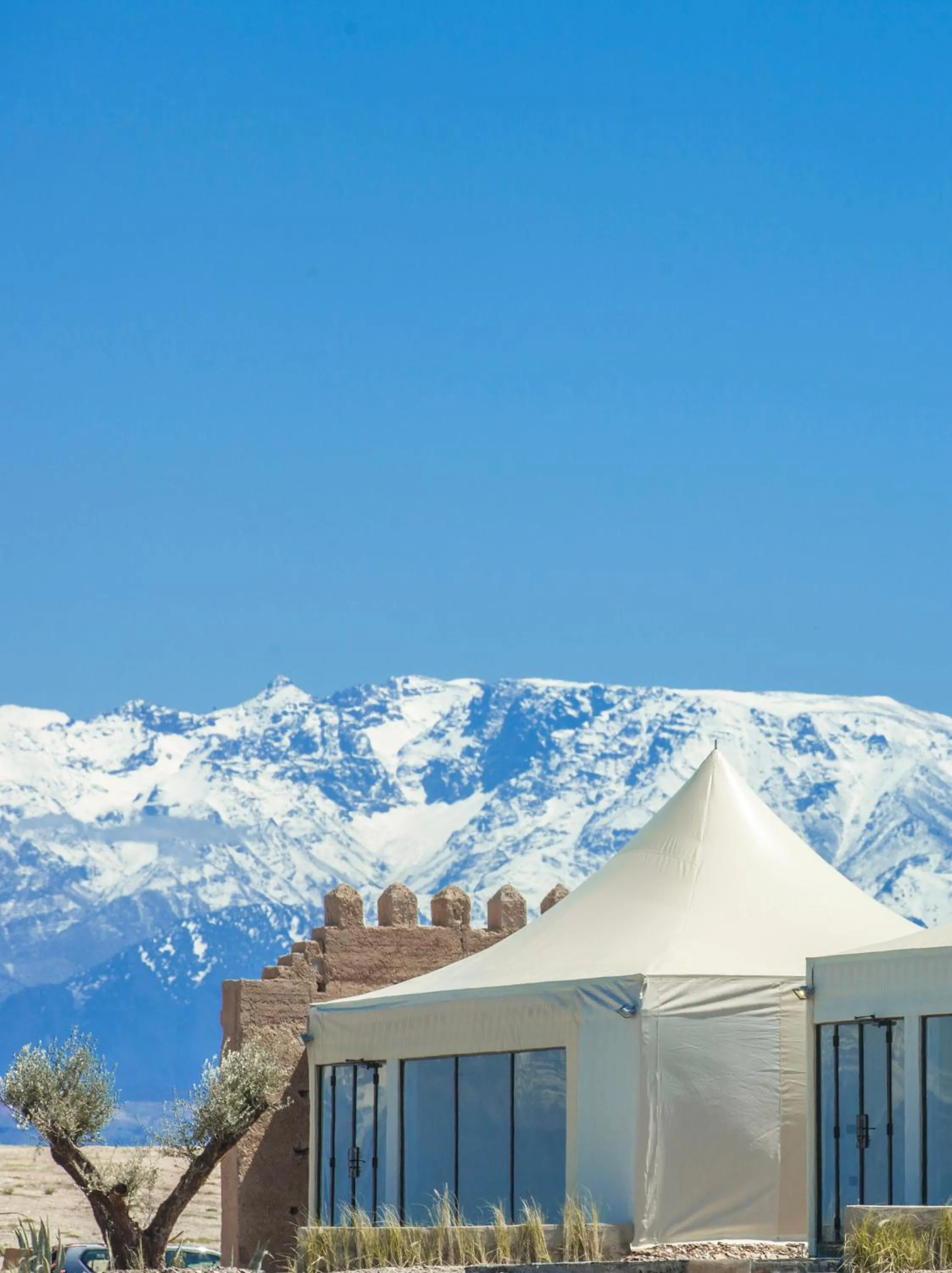 Property building in The White Camel Camp - Agafay Desert Activities
