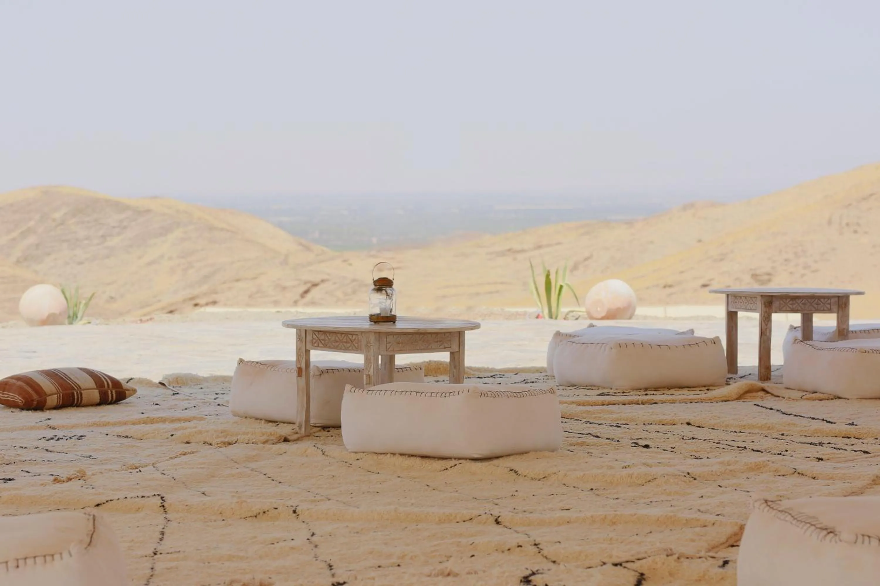 Natural landscape in The White Camel Camp - Agafay Desert Activities