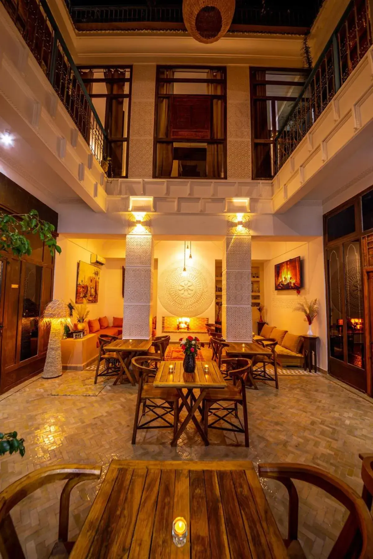 Living room in Riad Ambre et Jasmin Living room in Riad Ambre et Jasmin