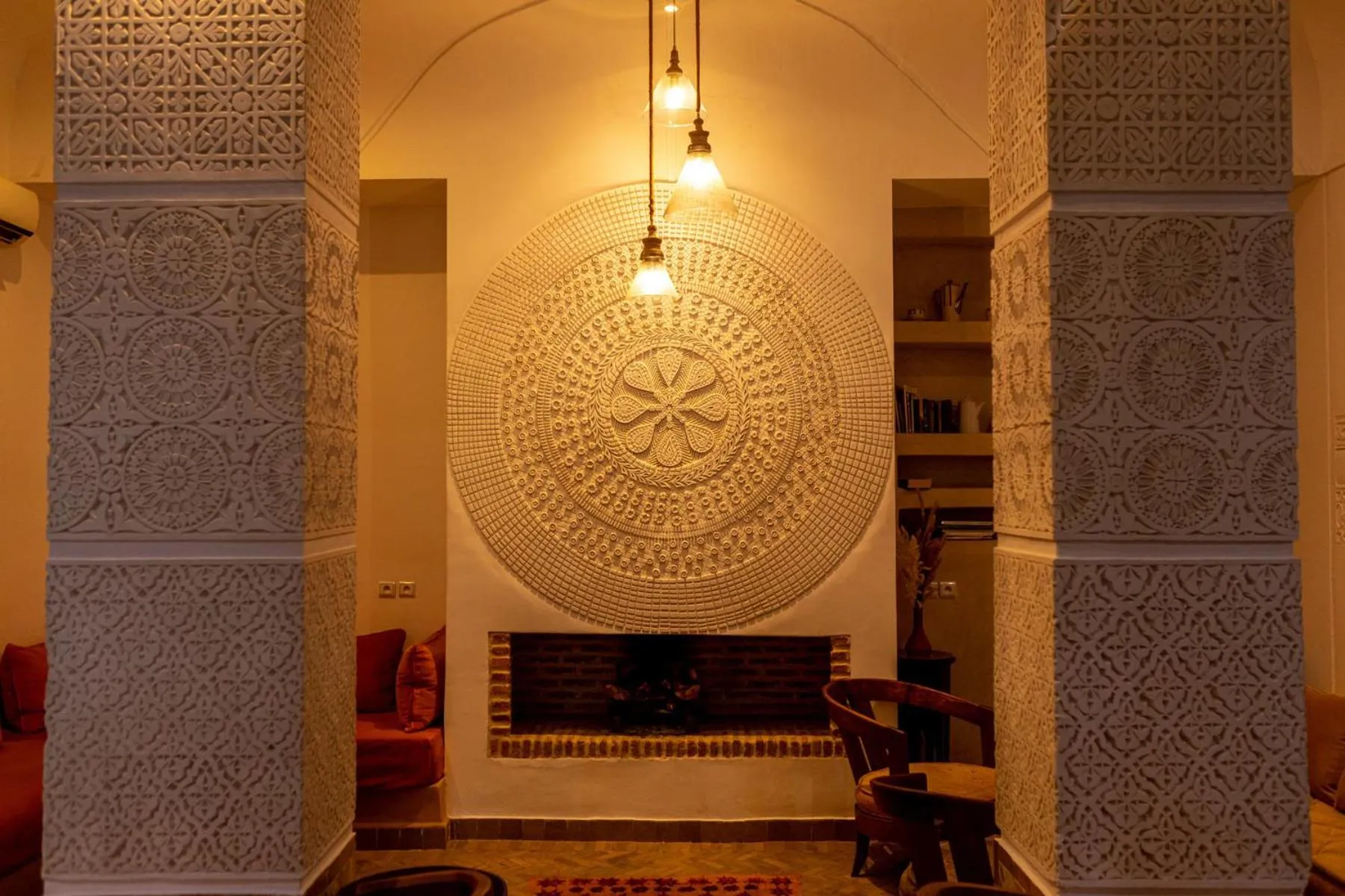 Living room in Riad Ambre et Jasmin
