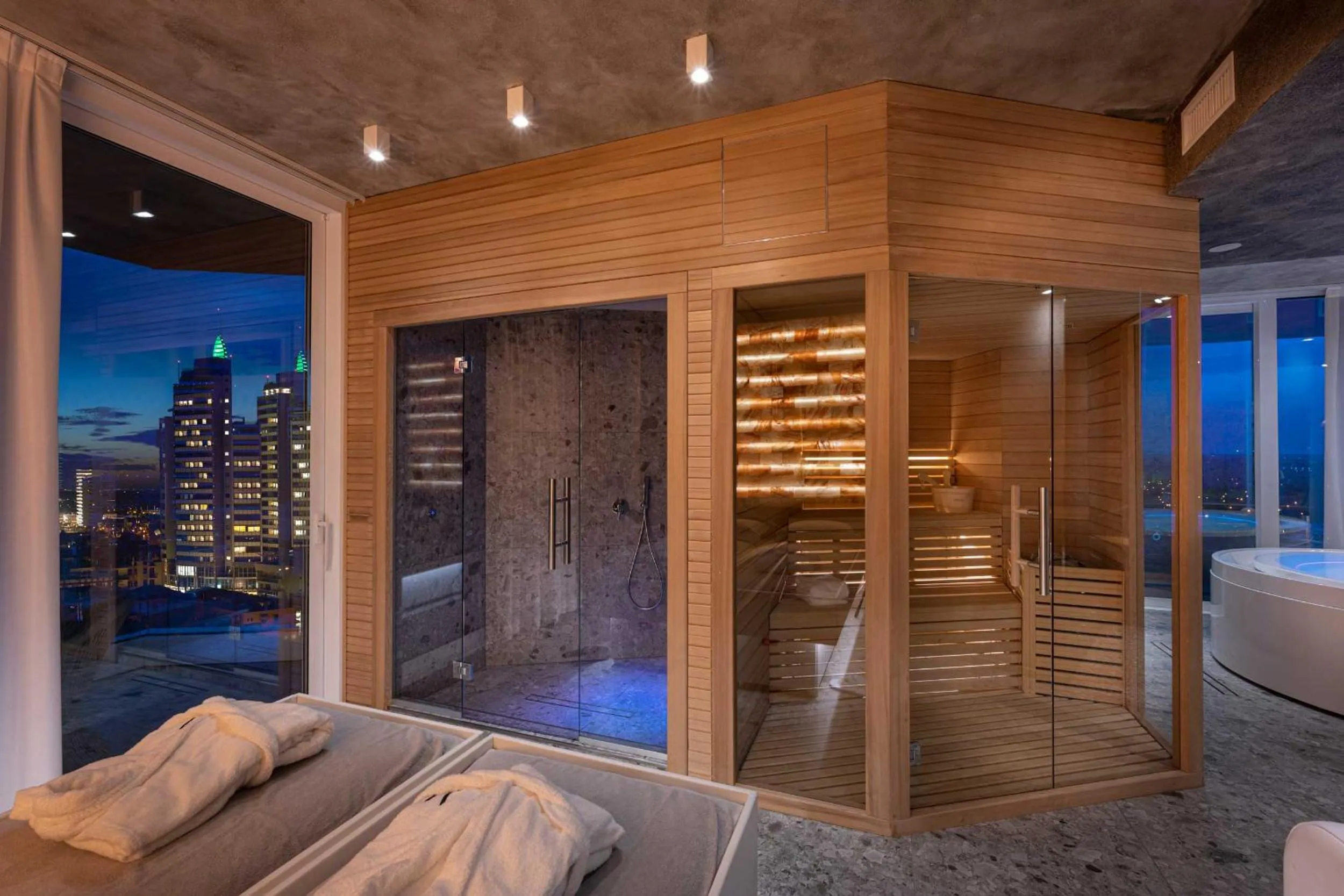 Sauna in J44 Lifestyle Hotel
