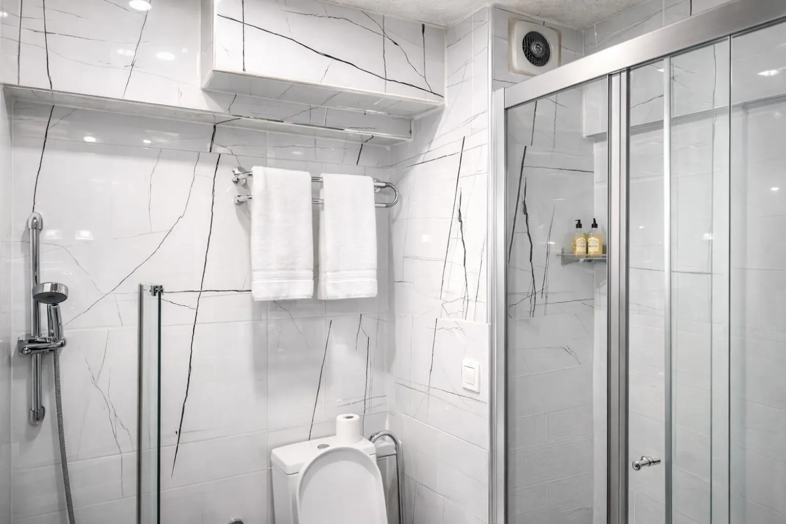 Toilet in valide-maide hotel