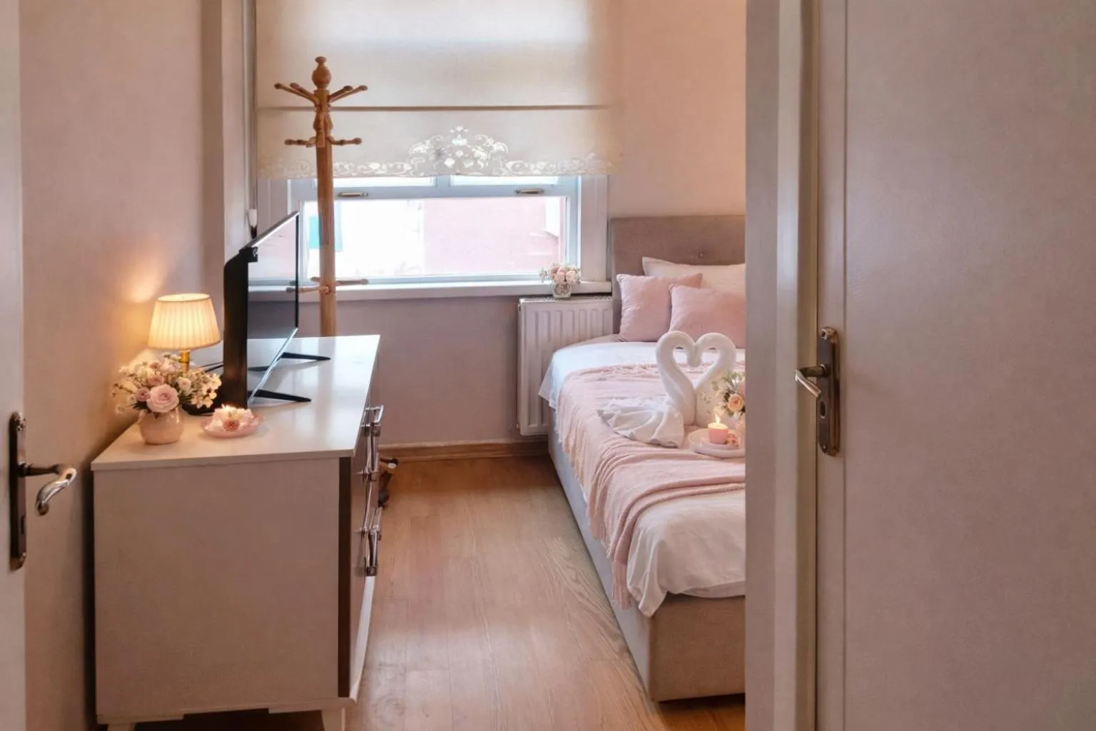 Bed in valide-maide hotel