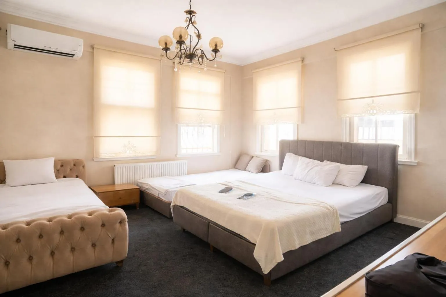 Bed in valide-maide hotel