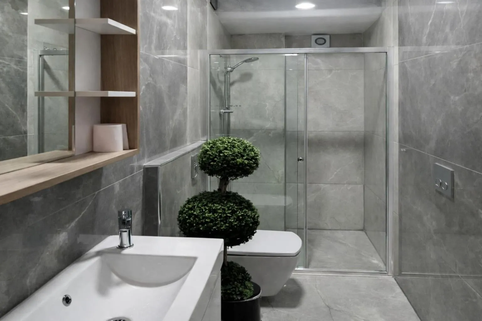 Shower in valide-maide hotel
