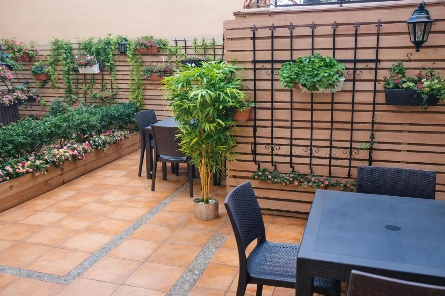 Patio in valide-maide hotel
