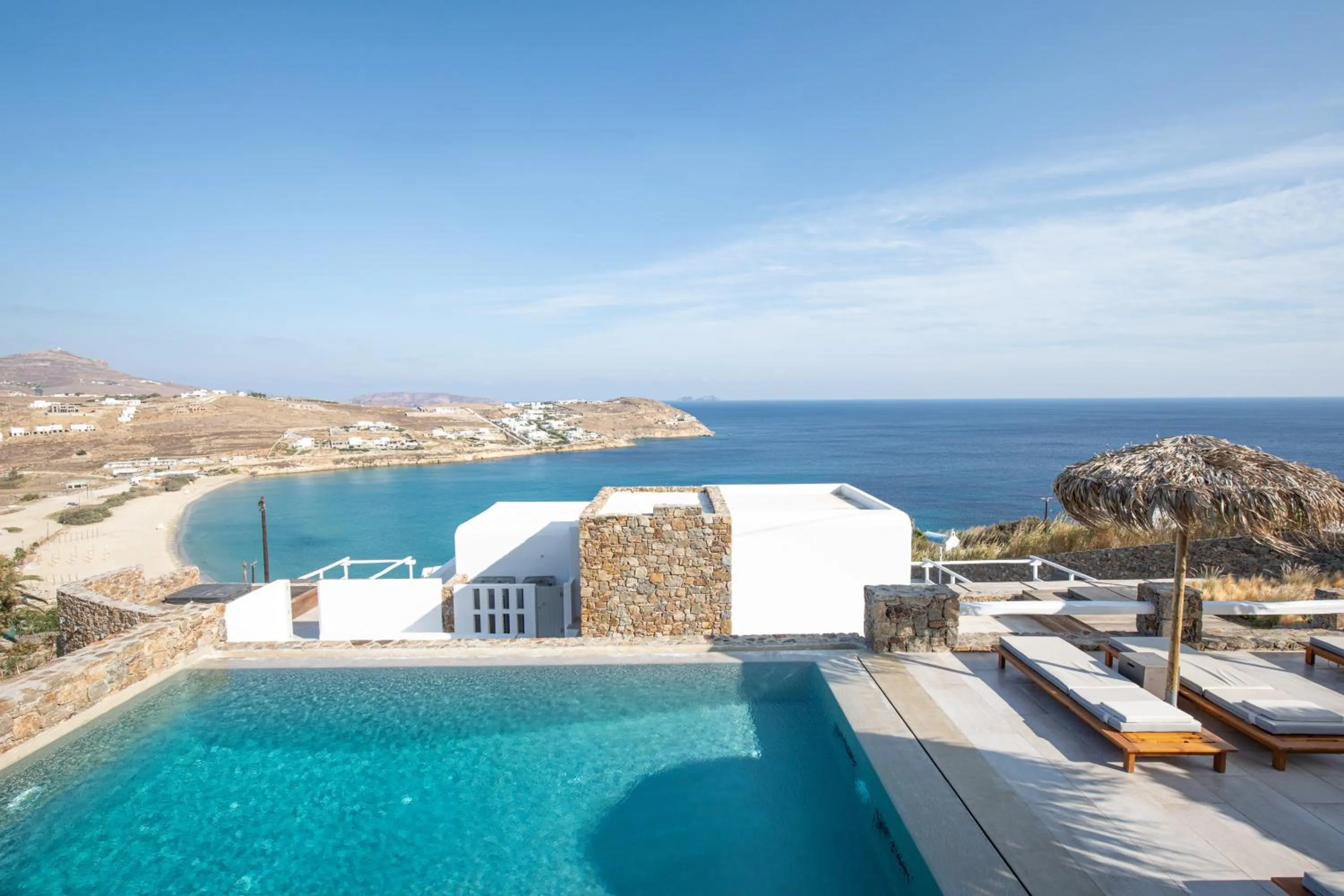Swimming pool in The Summit of Mykonos