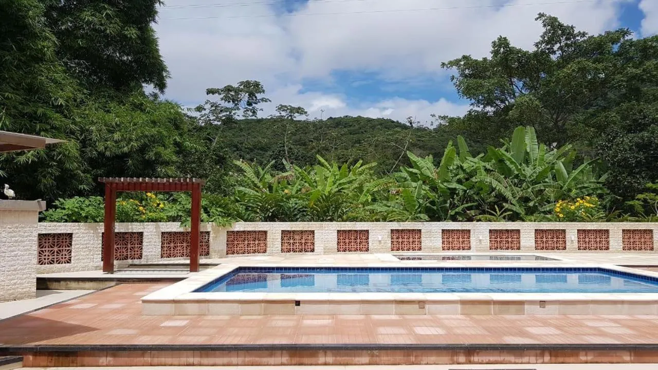 Pool view in HOTEL CANTINHO DAS FLORES