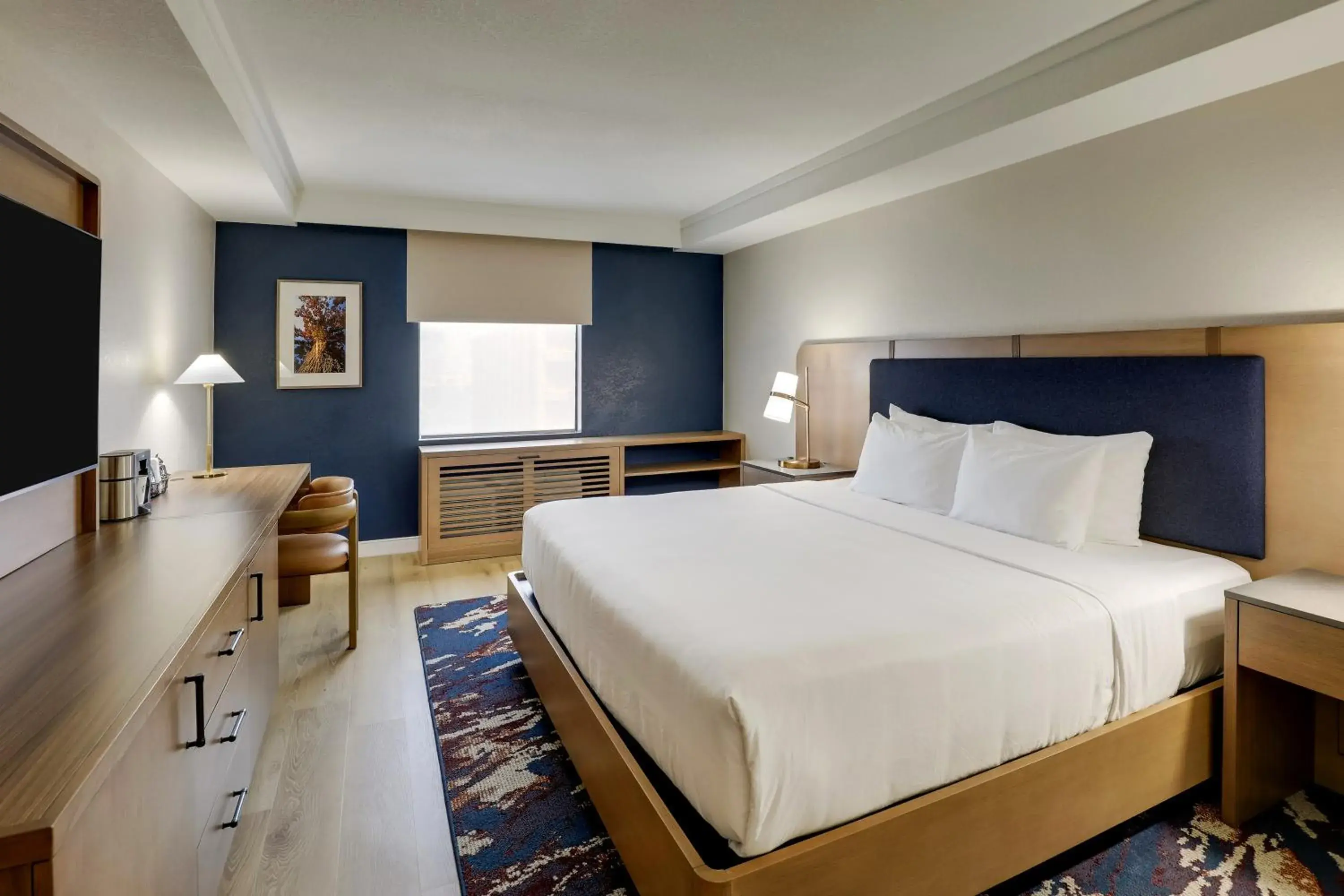 Bed in The Atrium Hotel on Third Bed in The Atrium Hotel on Third