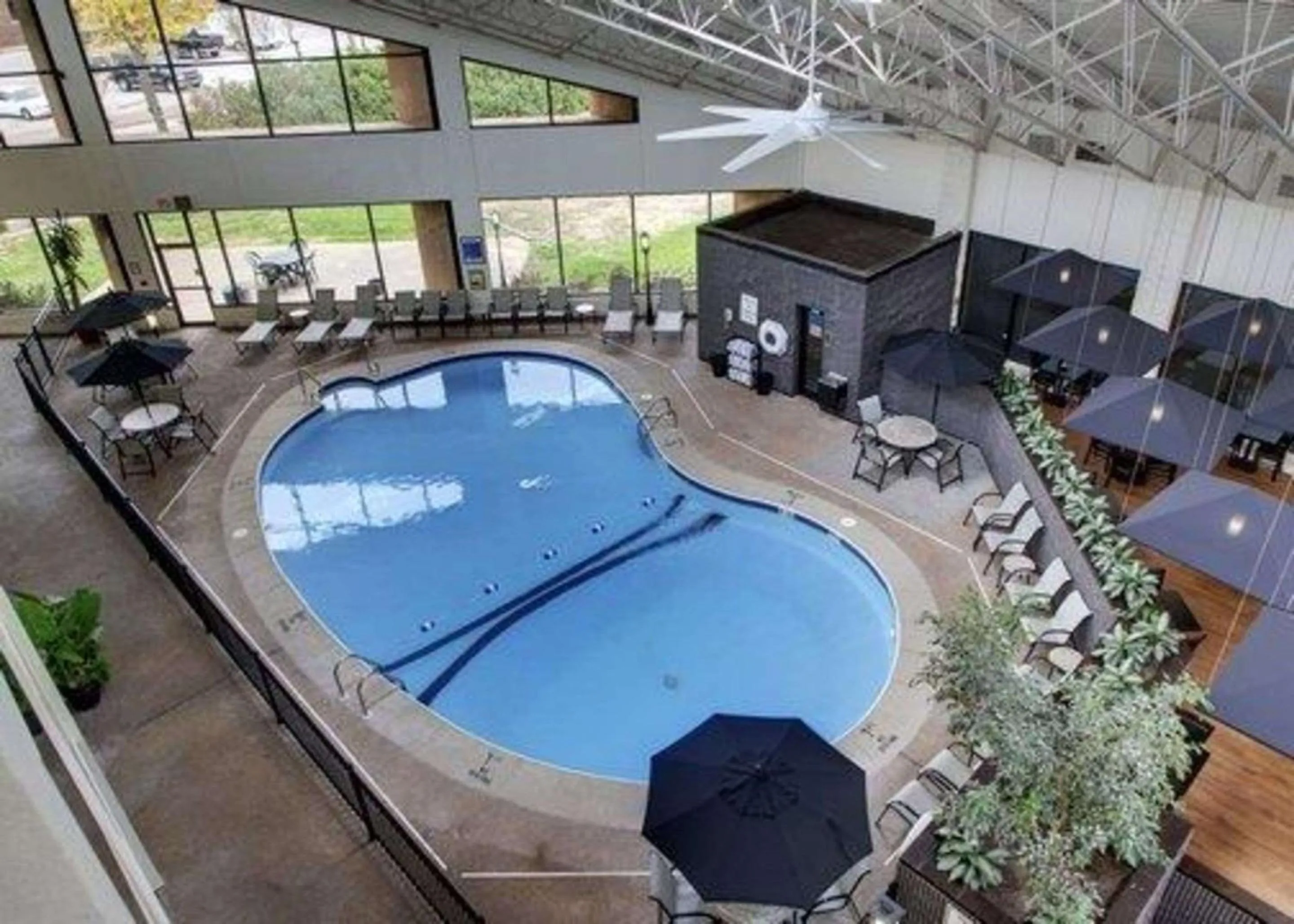 On site in The Atrium Hotel on Third