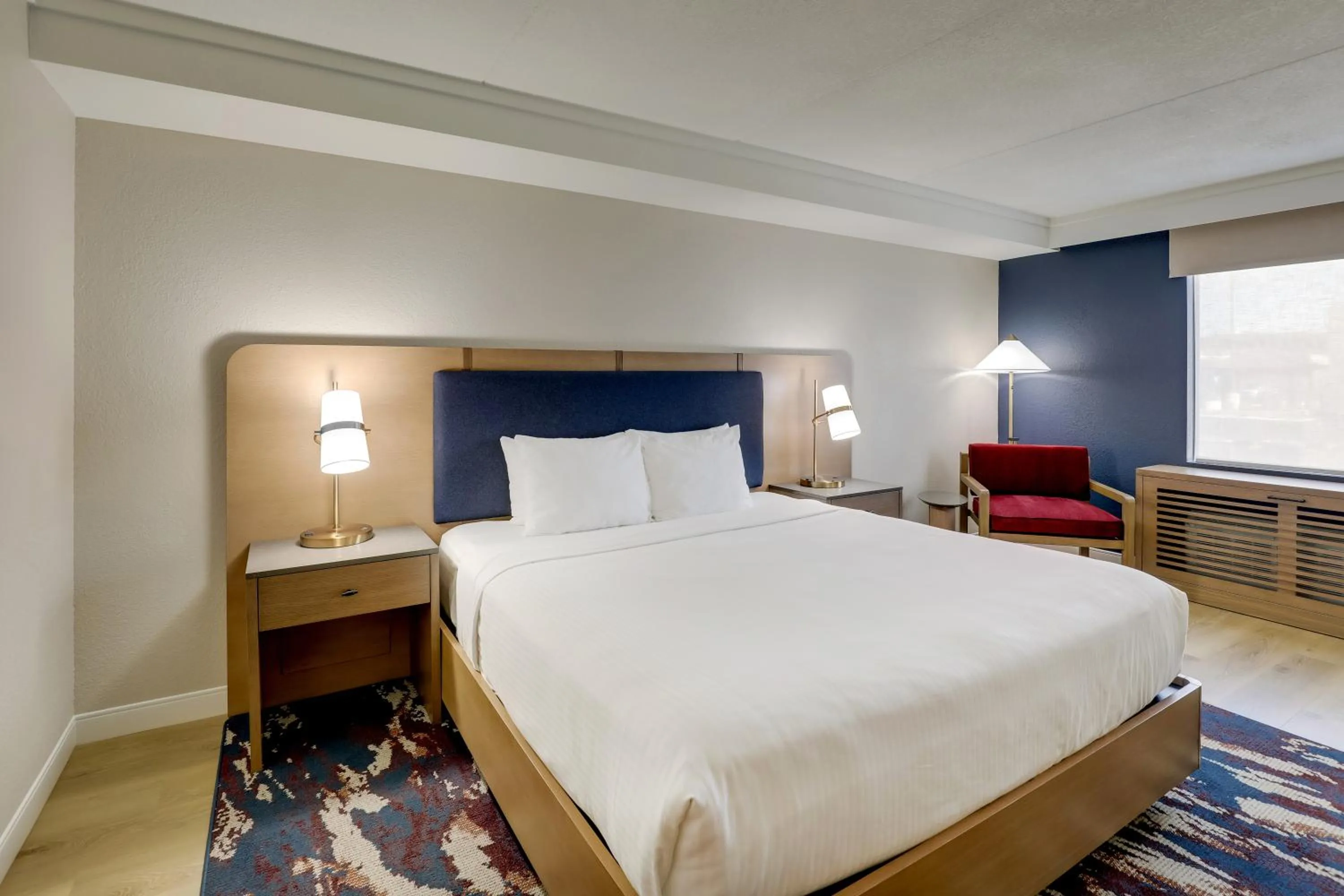 Bed in The Atrium Hotel on Third