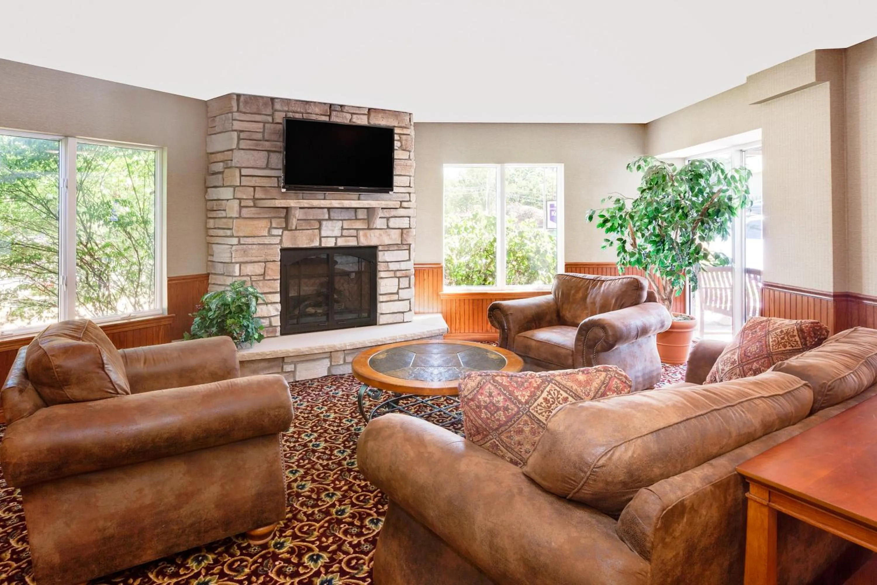 Lobby or reception in Super 8 by Wyndham Traverse City