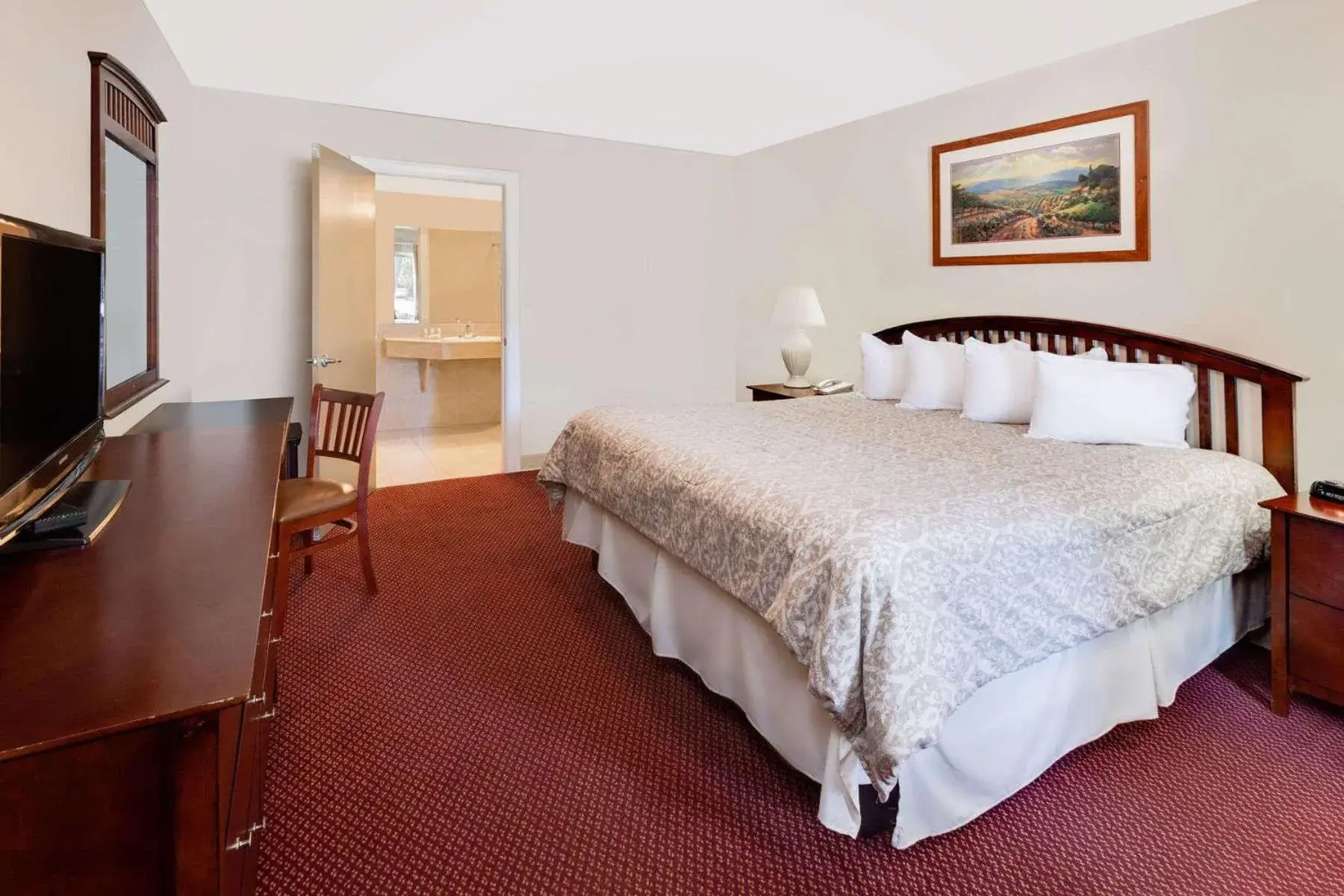 Accessible King Bed in Super 8 by Wyndham Traverse City Accessible King Bed in Super 8 by Wyndham Traverse City