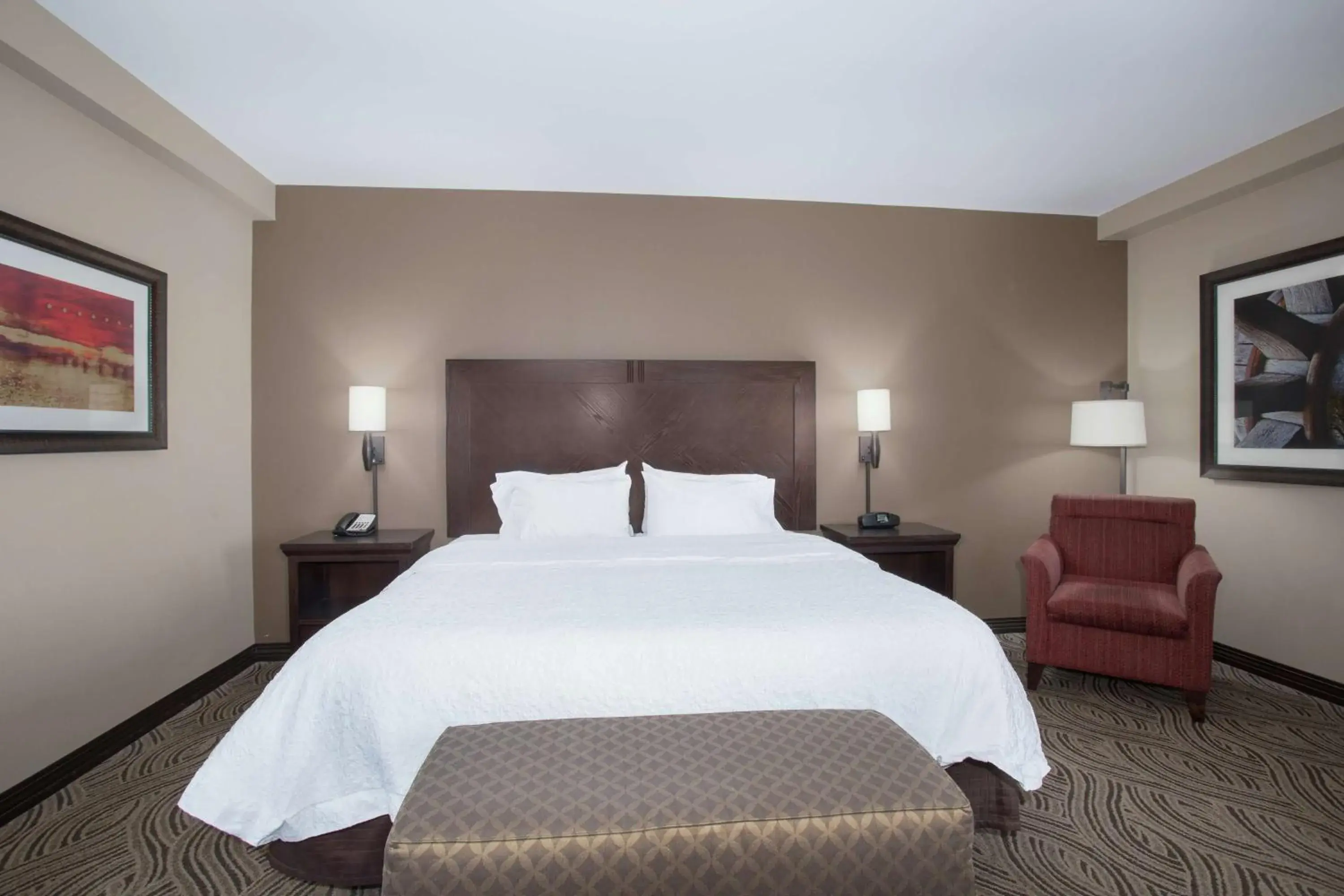 King Room with Accessible Tub - Mobility and Hearing Access/Non-Smoking in Hampton Inn & Suites I-35/Mulvane King Room with Accessible Tub - Mobility and Hearing Access/Non-Smoking in Hampton Inn & Suites I-35/Mulvane
