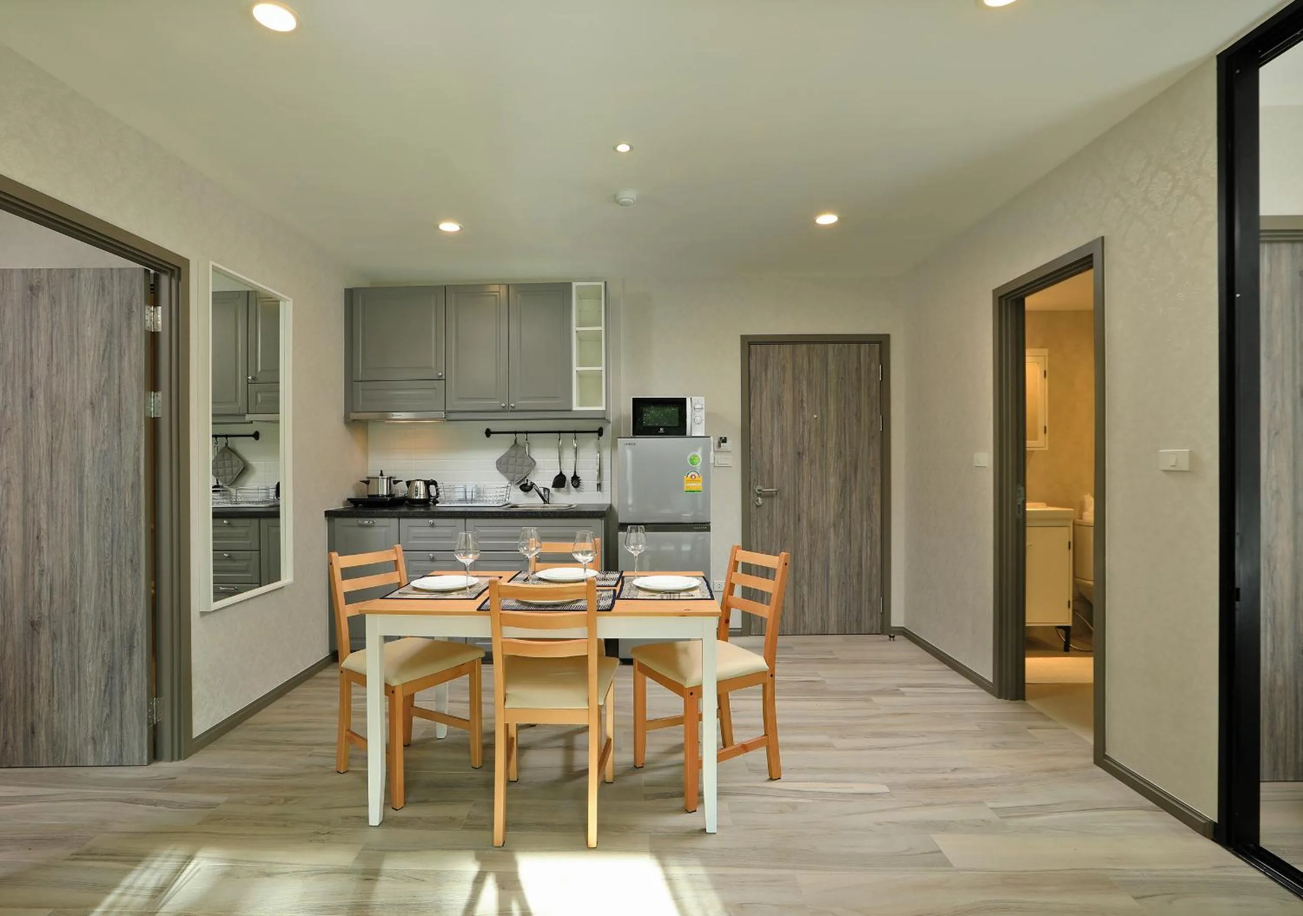 Kitchen or kitchenette in NaiYang beach Title Residencies by My Home Phuket