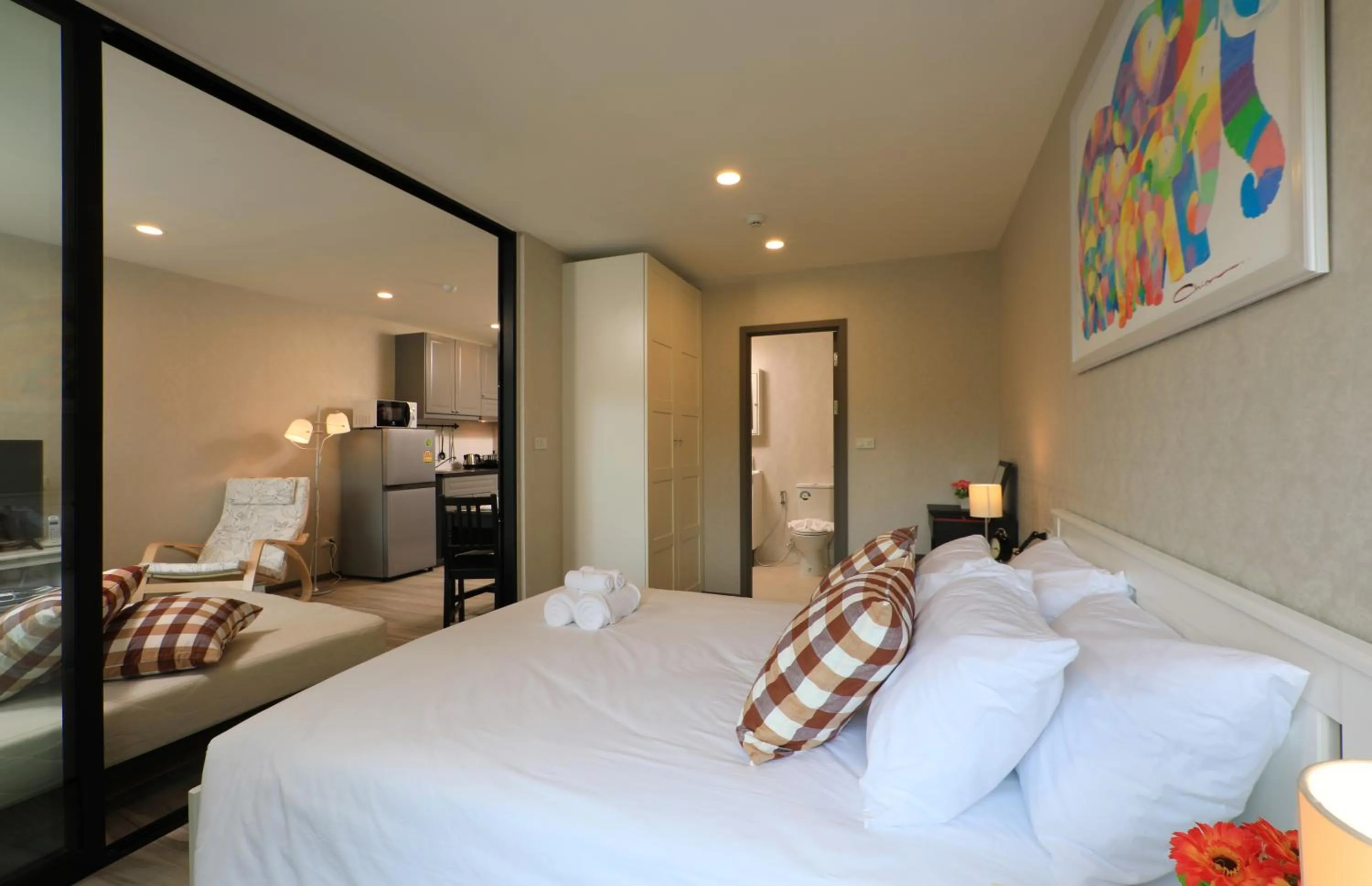 Bed in NaiYang beach Title Residencies by My Home Phuket