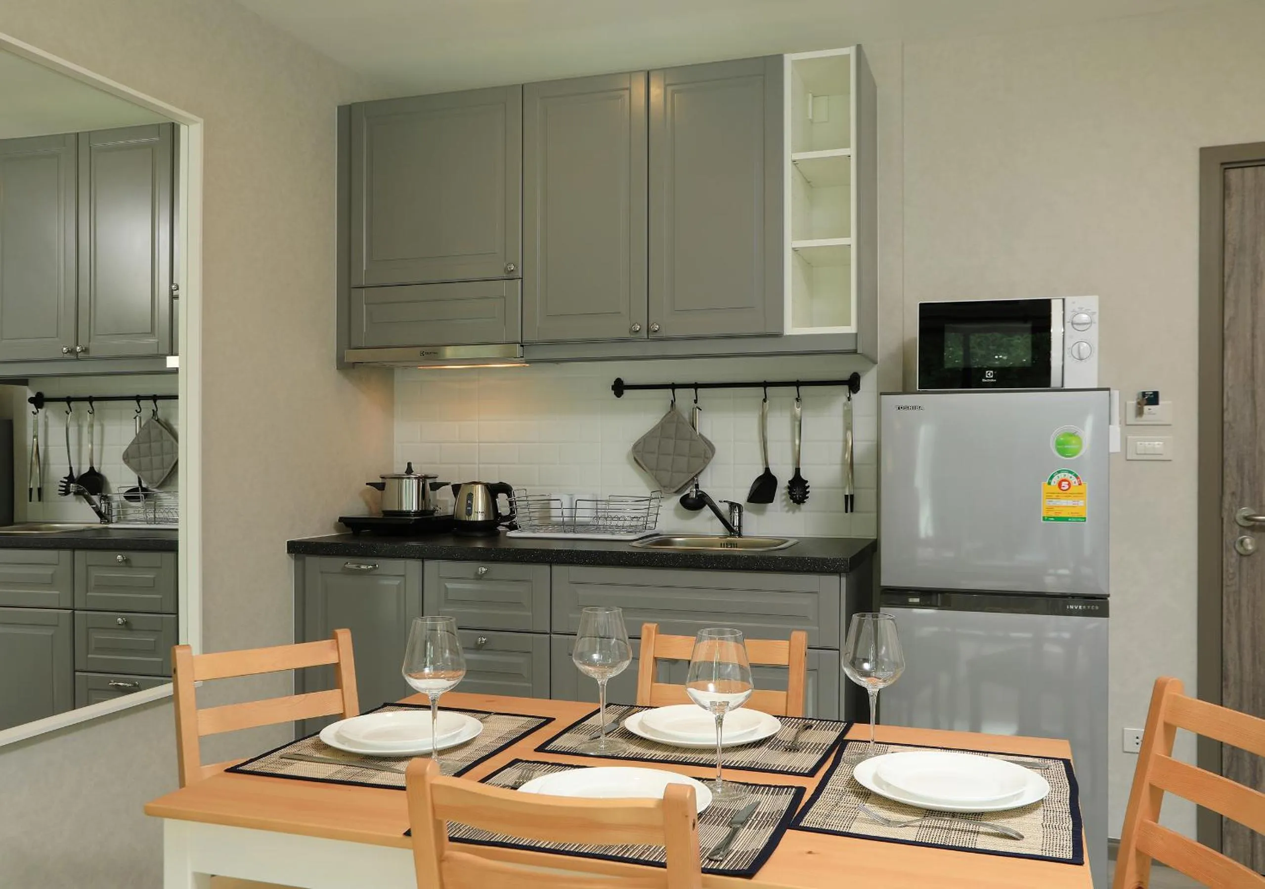 Kitchen or kitchenette in NaiYang beach Title Residencies by My Home Phuket