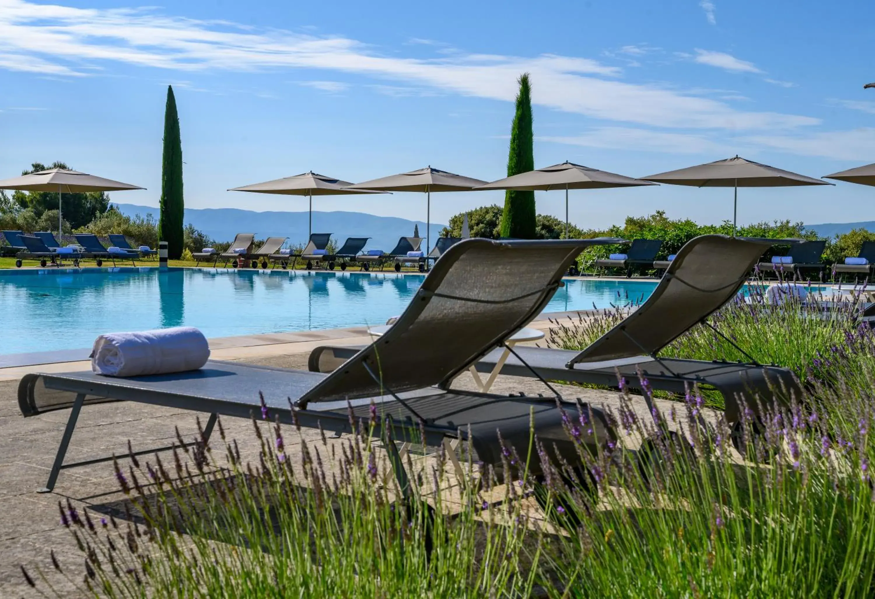 Garden view in Hotel Les Bories & Spa Garden view in Hotel Les Bories & Spa