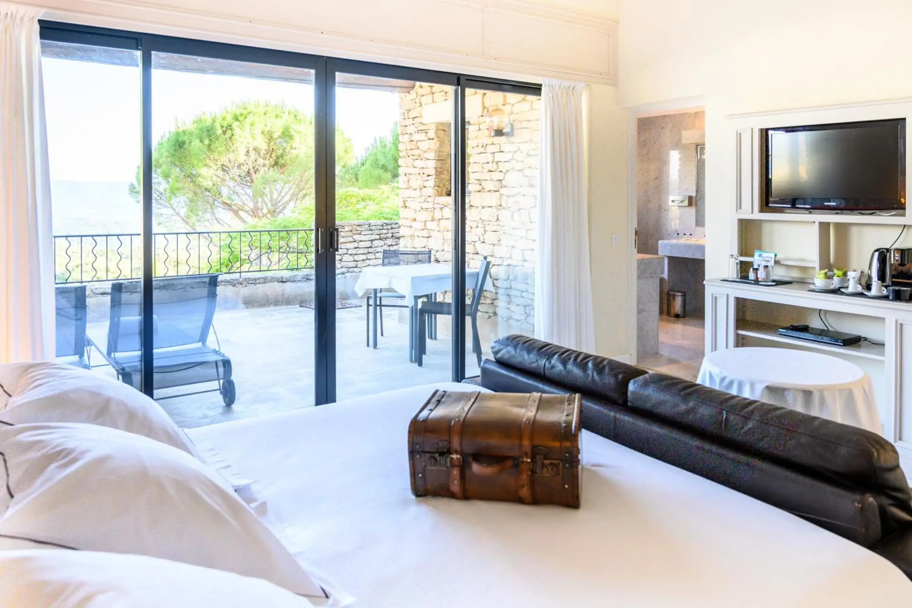 Suite Junior with Terrace in Hotel Les Bories & Spa Suite Junior with Terrace in Hotel Les Bories & Spa
