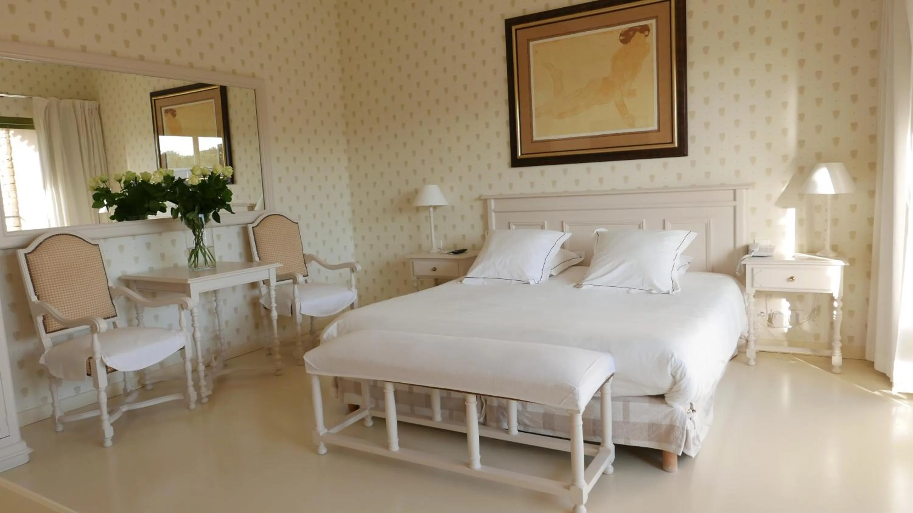 Photo of the whole room, Bed in Hotel Les Bories & Spa