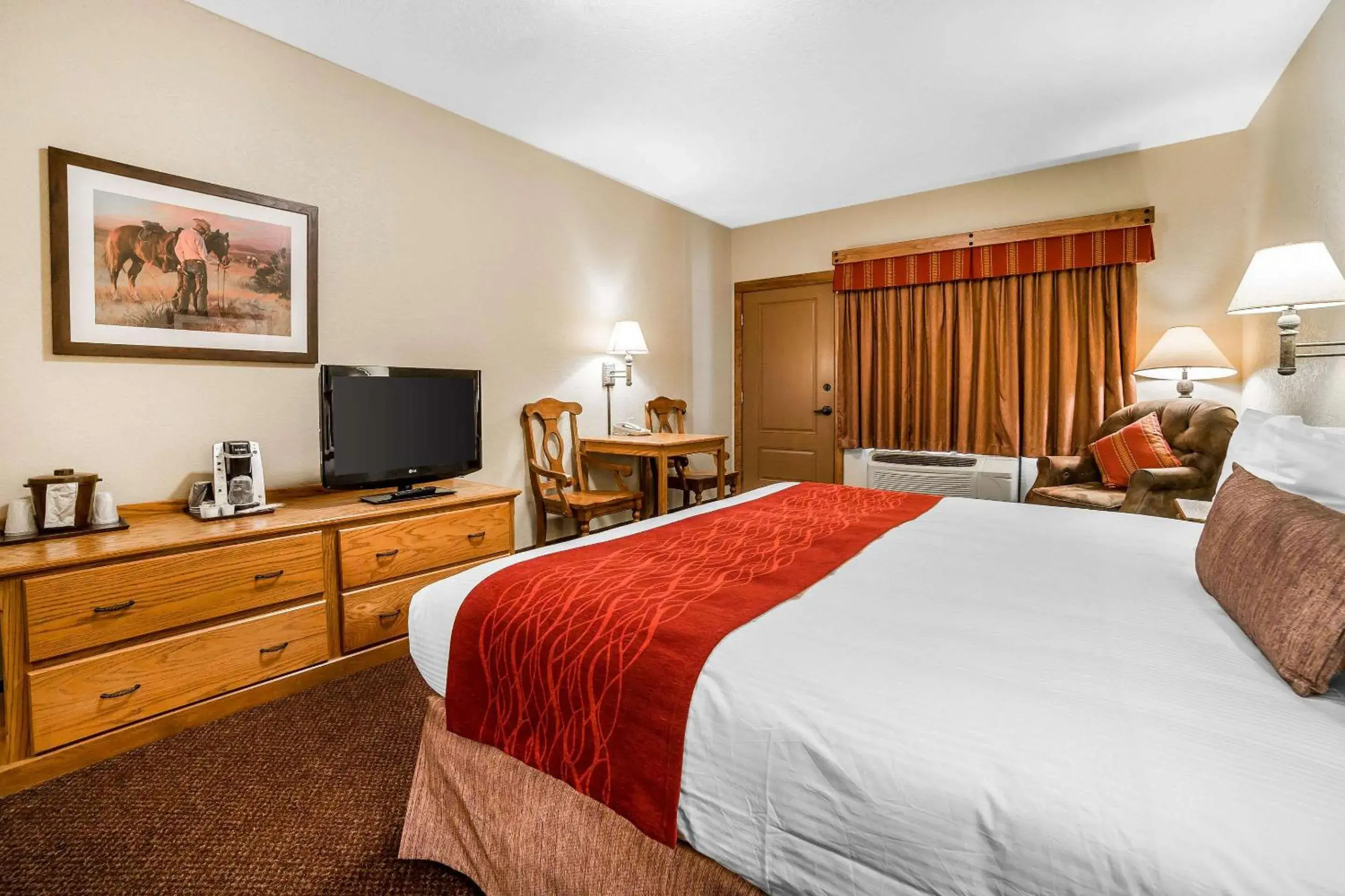 Bedroom, Bed in K Bar S Lodge, an Ascend Collection Hotel Bedroom, Bed in K Bar S Lodge, an Ascend Collection Hotel