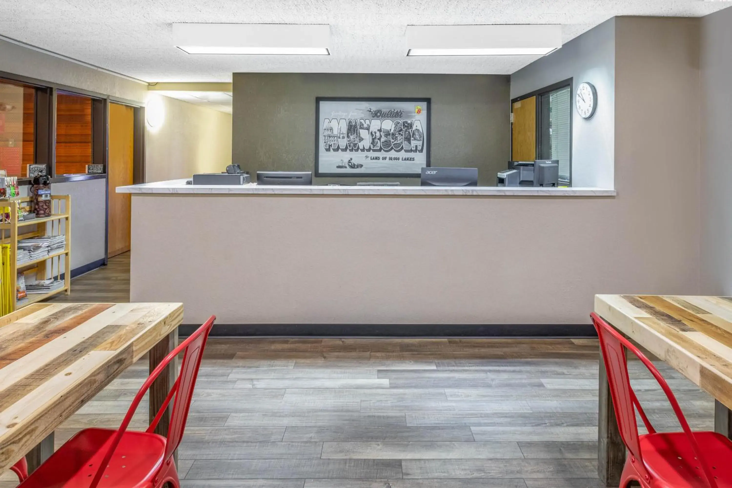 Lobby or reception in Super 8 by Wyndham Duluth Lobby or reception in Super 8 by Wyndham Duluth