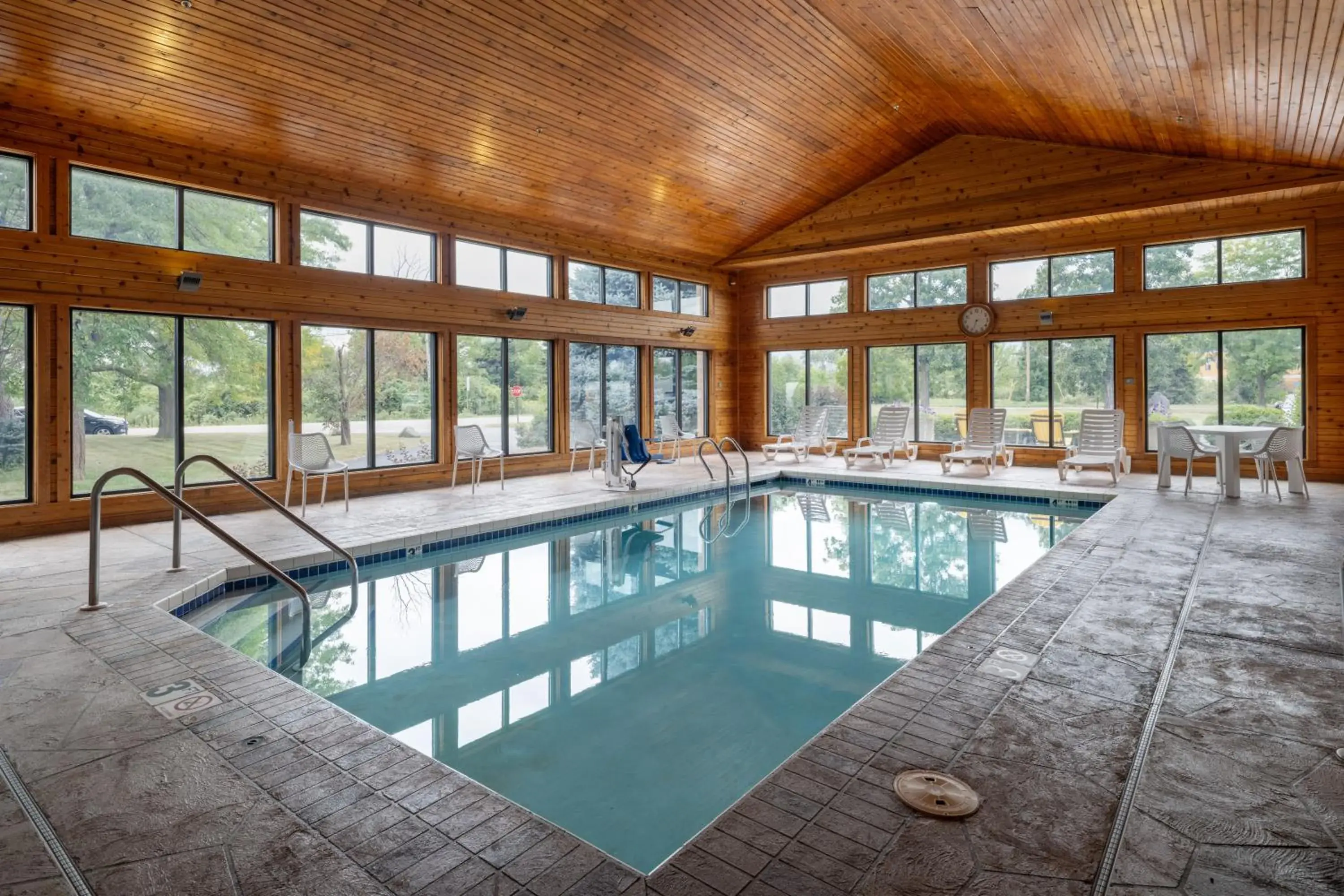 Swimming pool in Days Inn & Suites by Wyndham Madison Swimming pool in Days Inn & Suites by Wyndham Madison