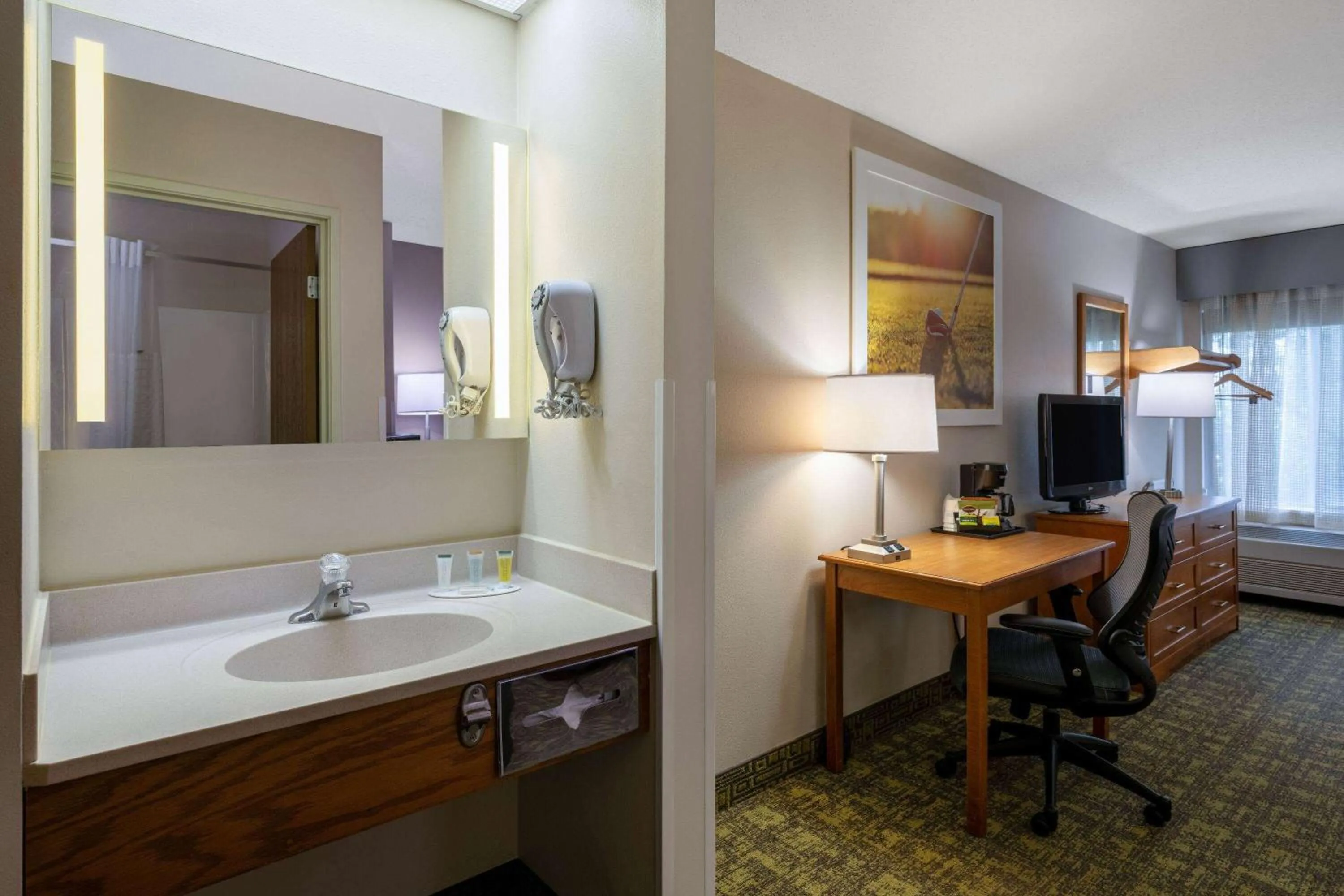 TV and multimedia in Days Inn & Suites by Wyndham Madison