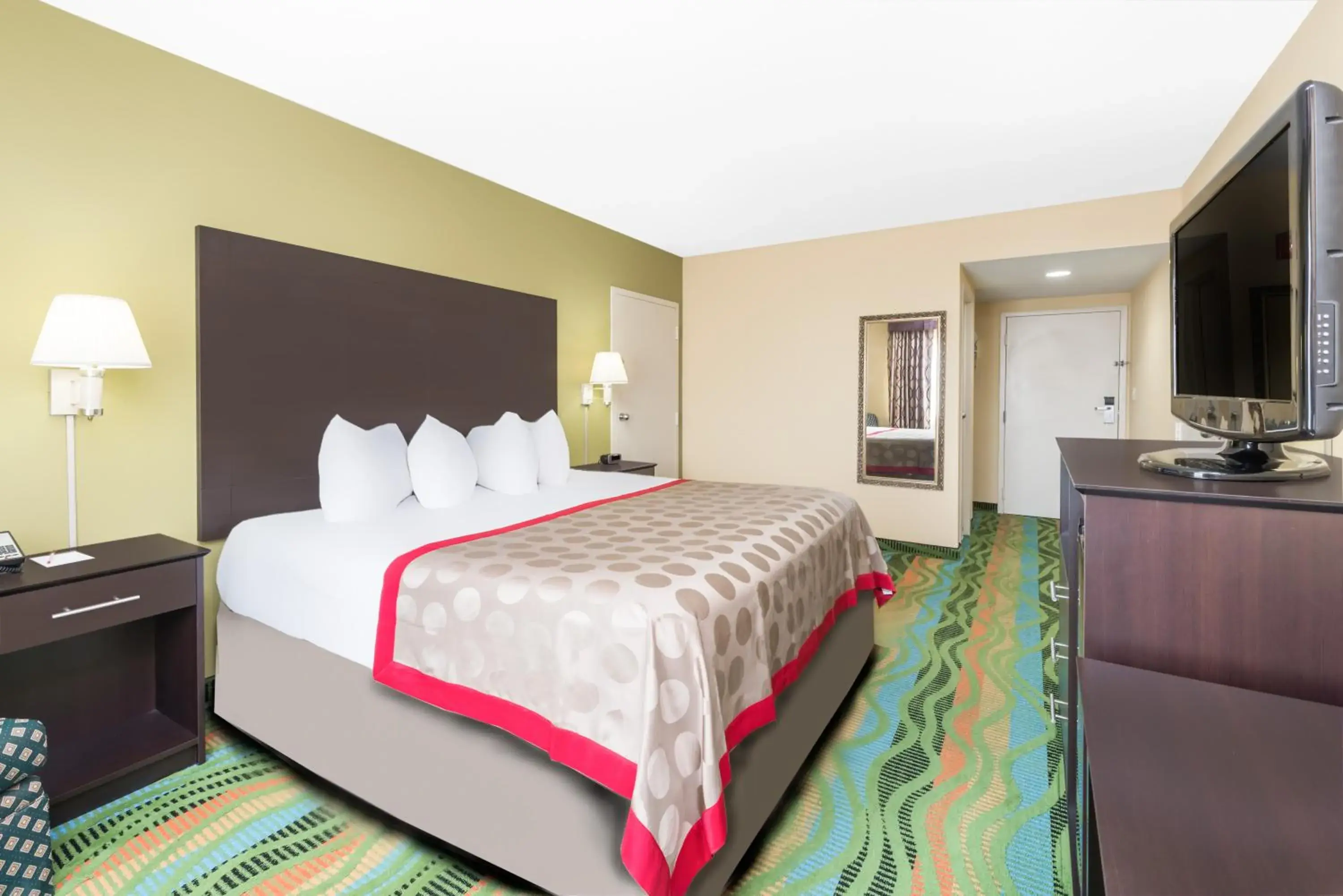 Bedroom, Bed in Ramada by Wyndham Vandalia Bedroom, Bed in Ramada by Wyndham Vandalia