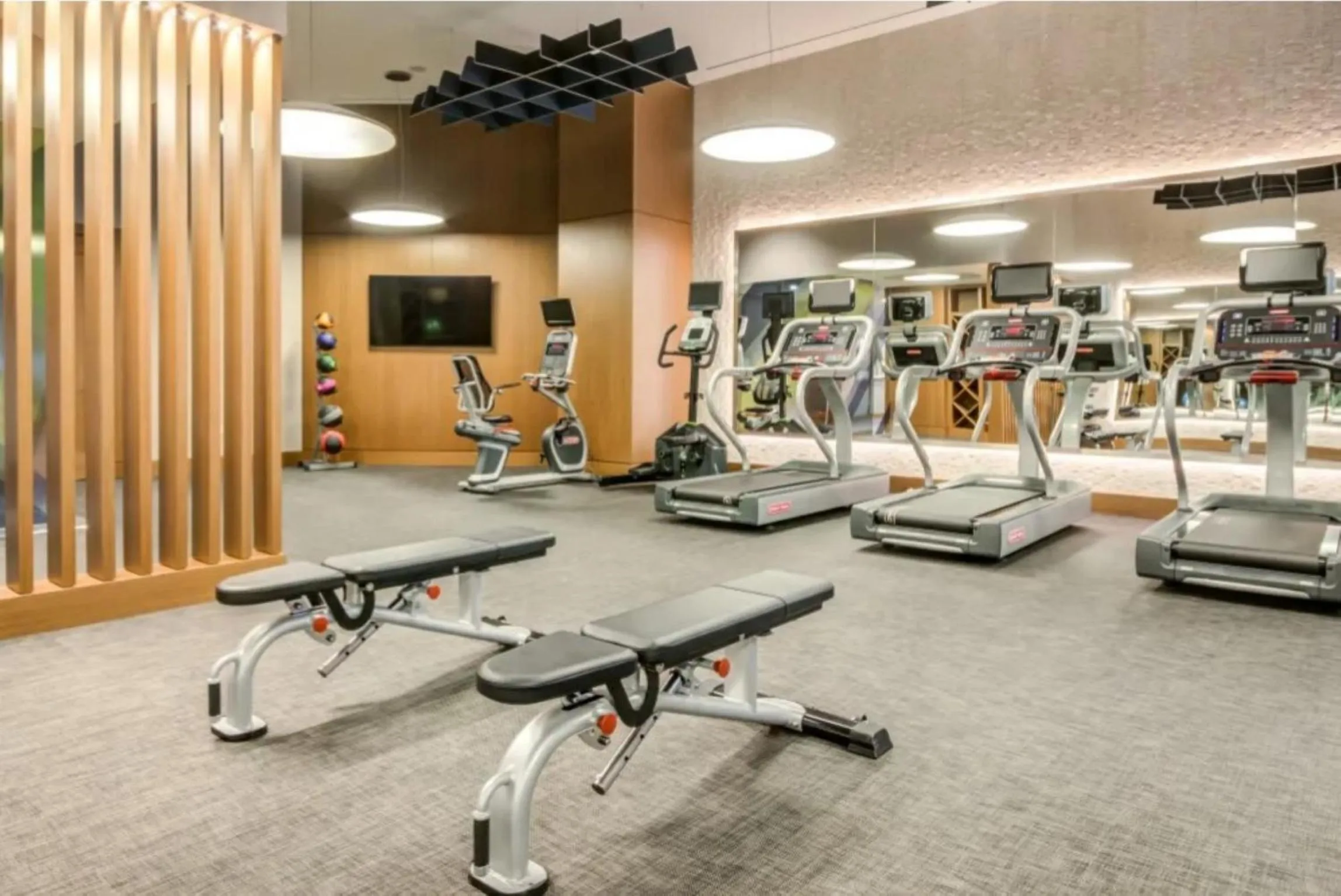 Fitness centre/facilities in Bluebird Suites Near Chevy Chase