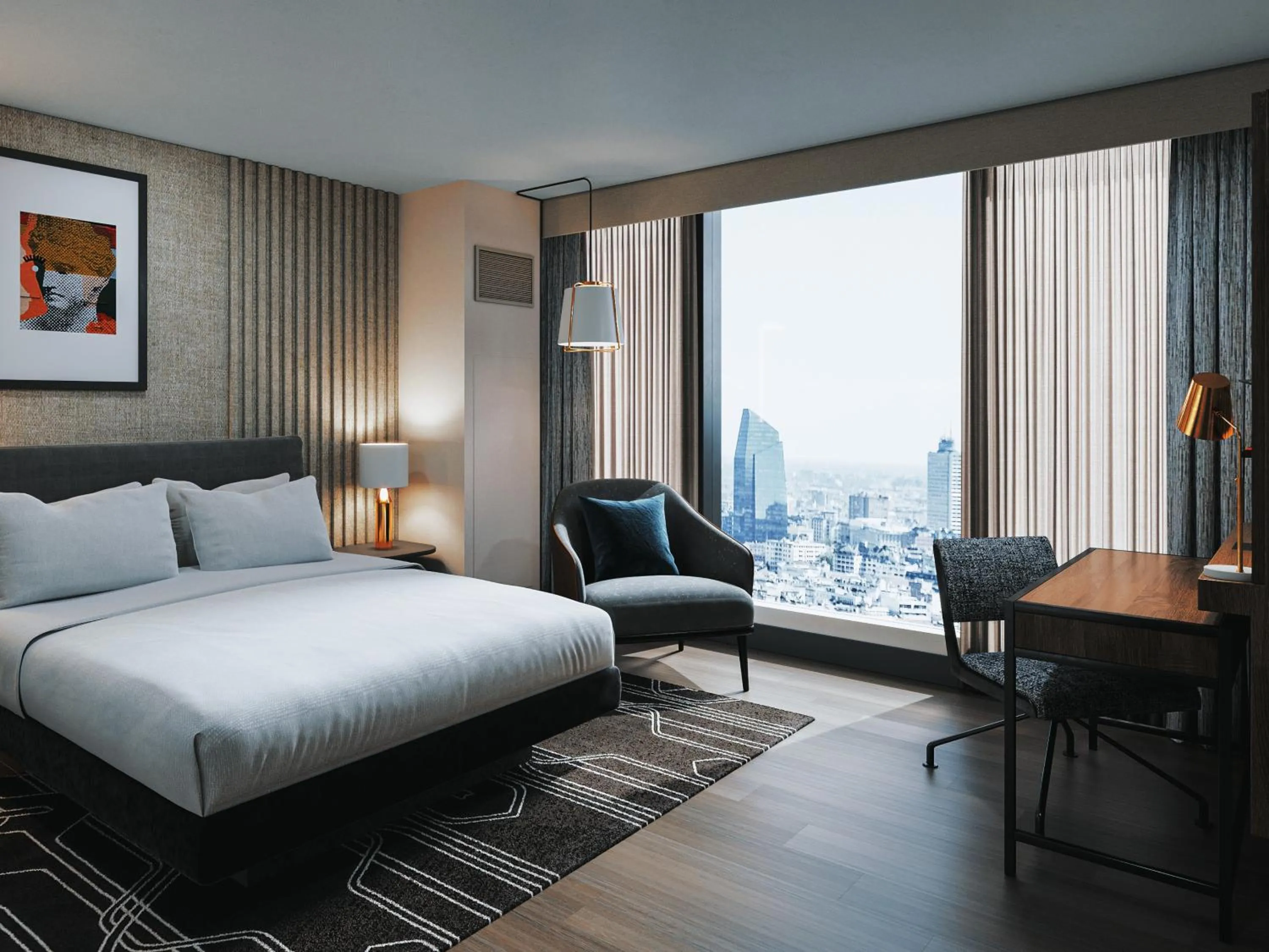 Bed in Hollywood Casino at Greektown