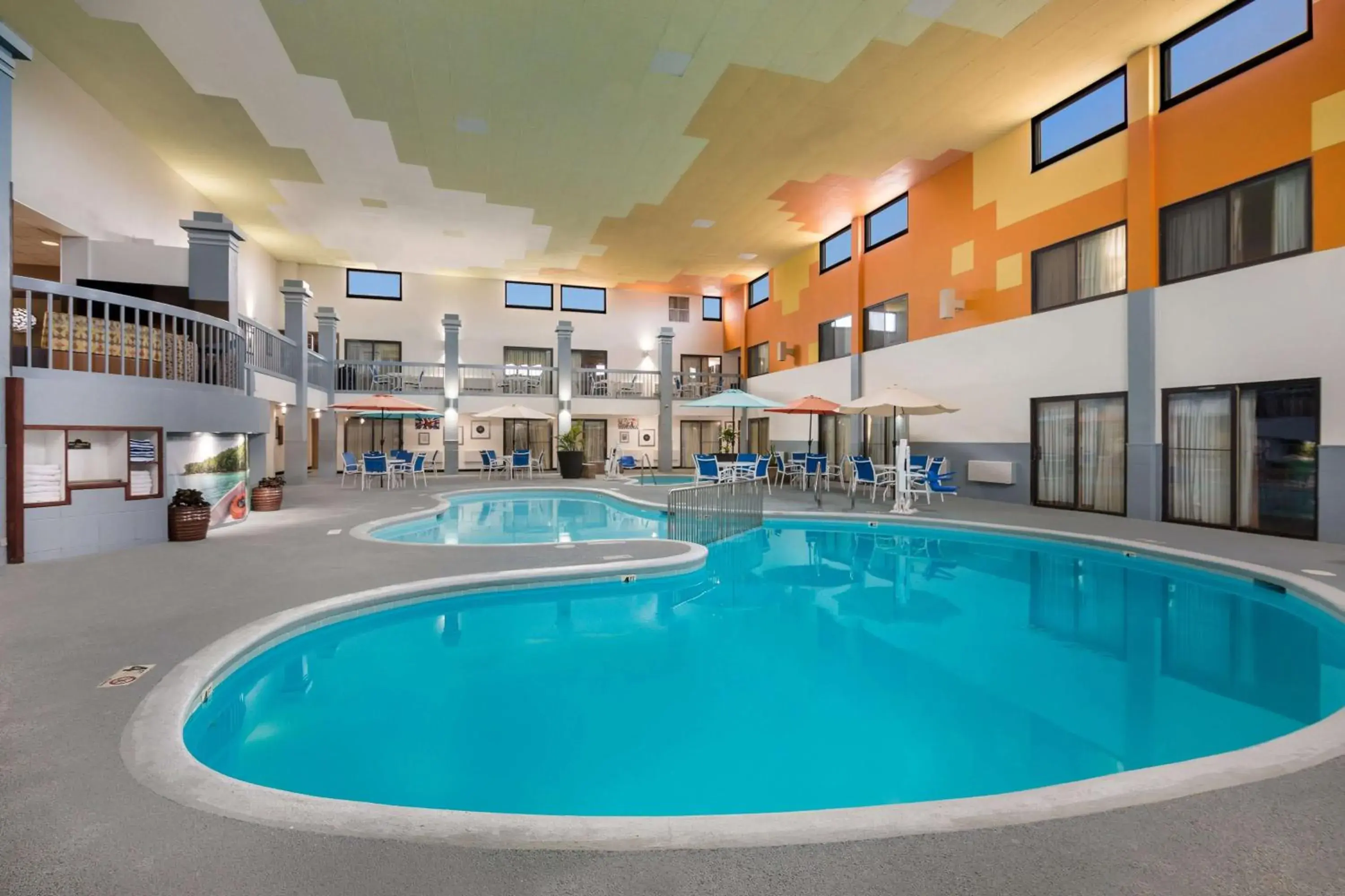 Pool view in Revel Hotel Minot - SureStay Collection by Best Western Pool view in Revel Hotel Minot - SureStay Collection by Best Western