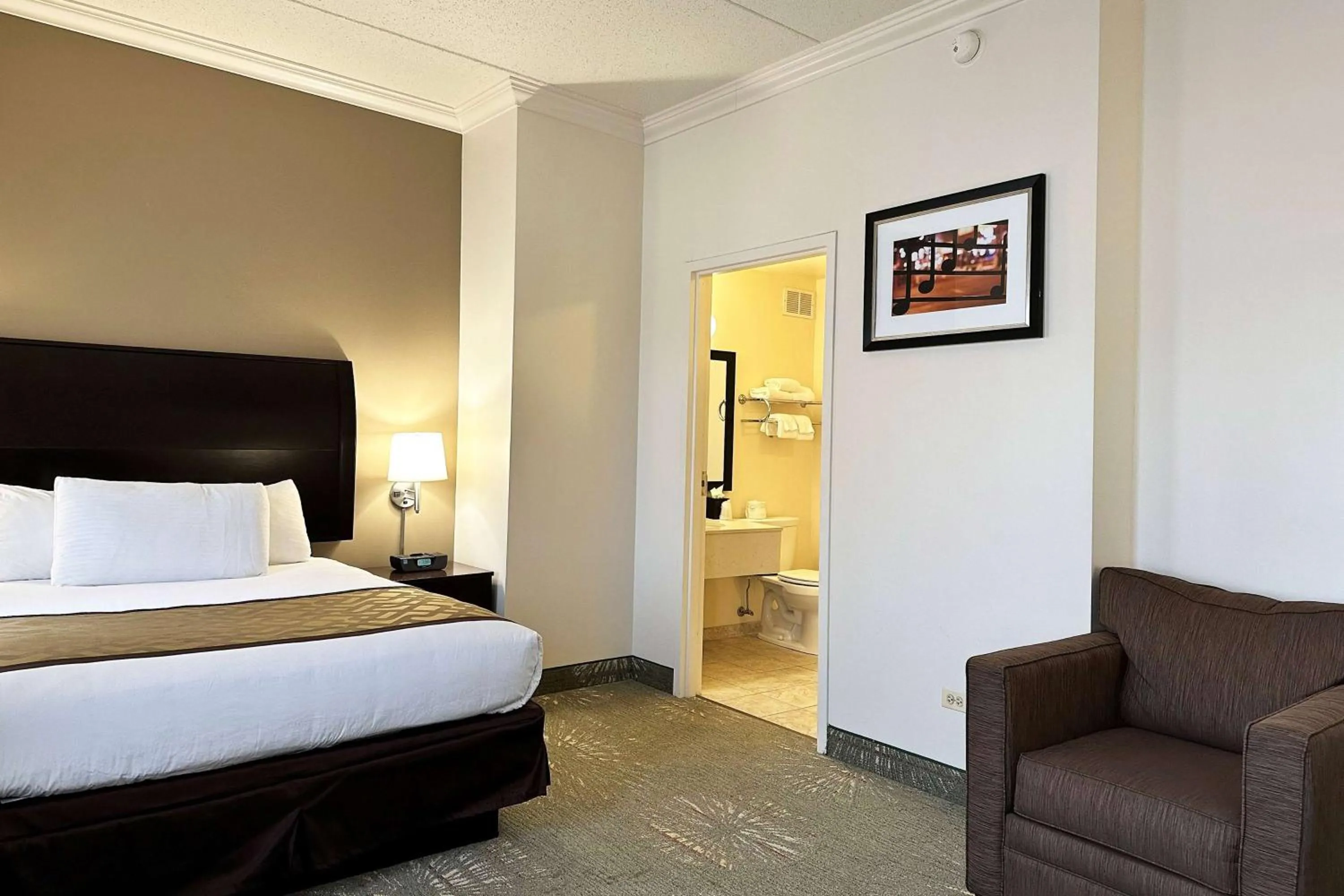 Photo of the whole room, Bed in Chicago South Loop Hotel