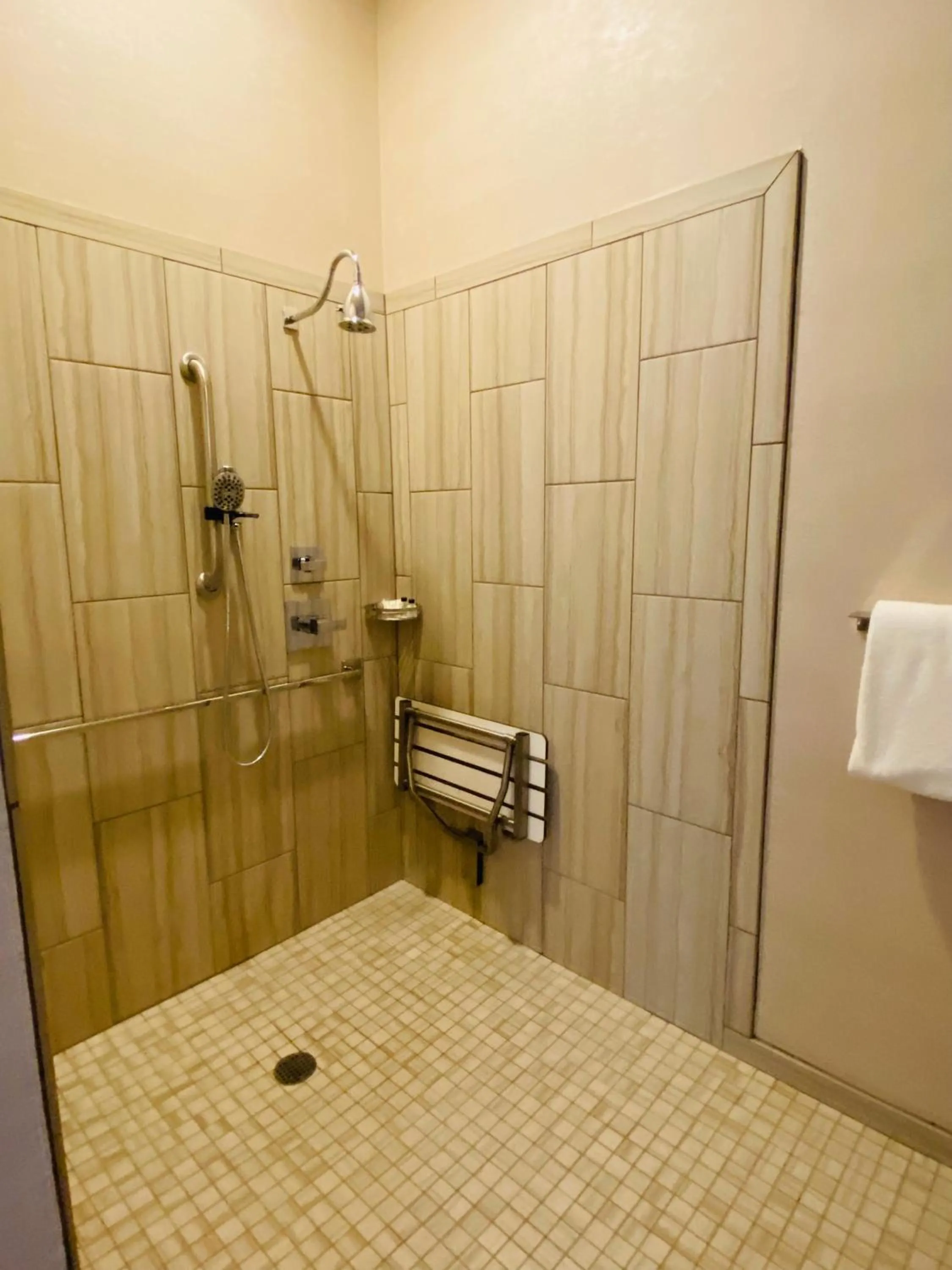 Shower in Harlow Hotel