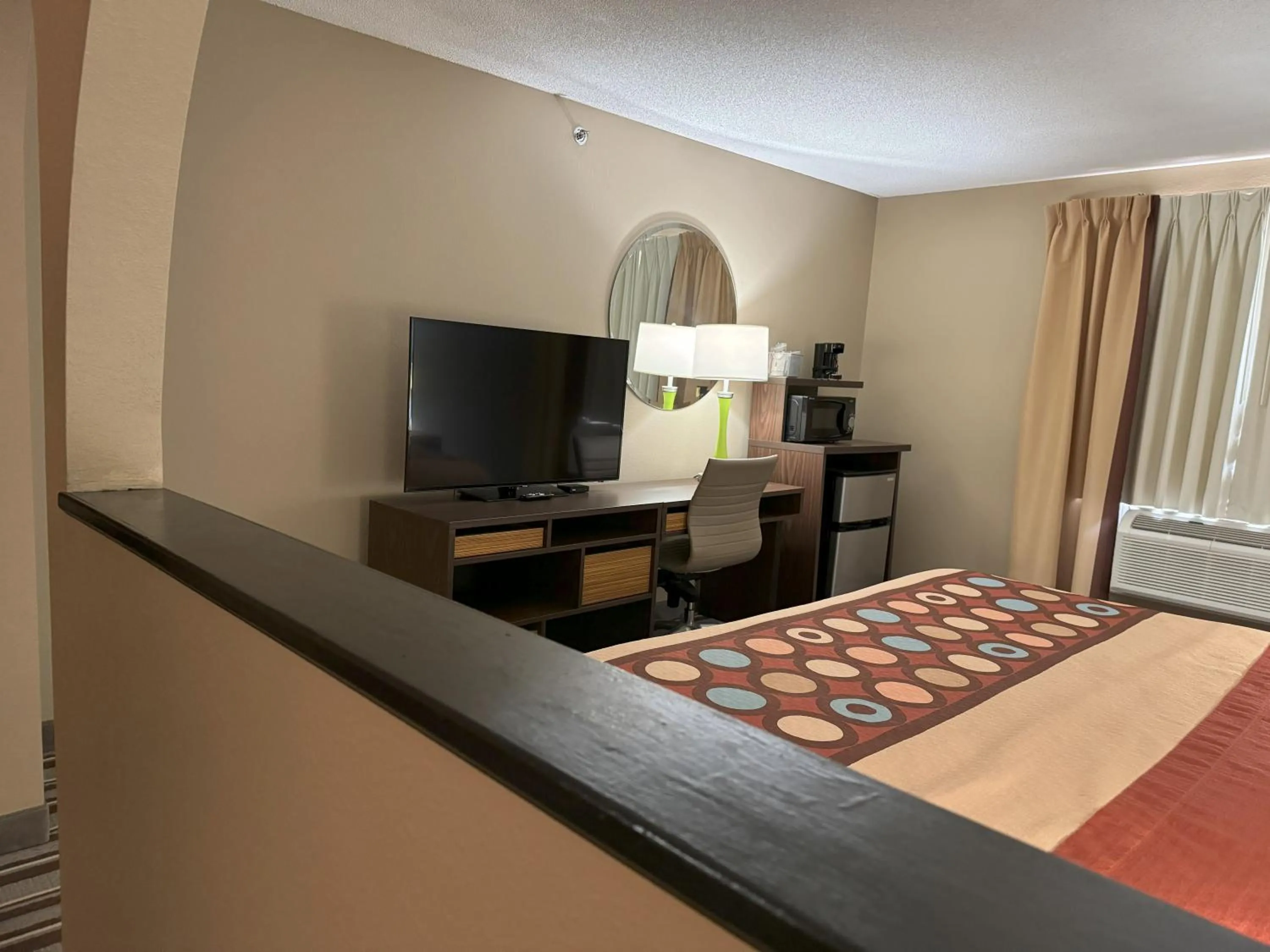 Bed in Super 8 by Wyndham Winfield-Quail Ridge Area