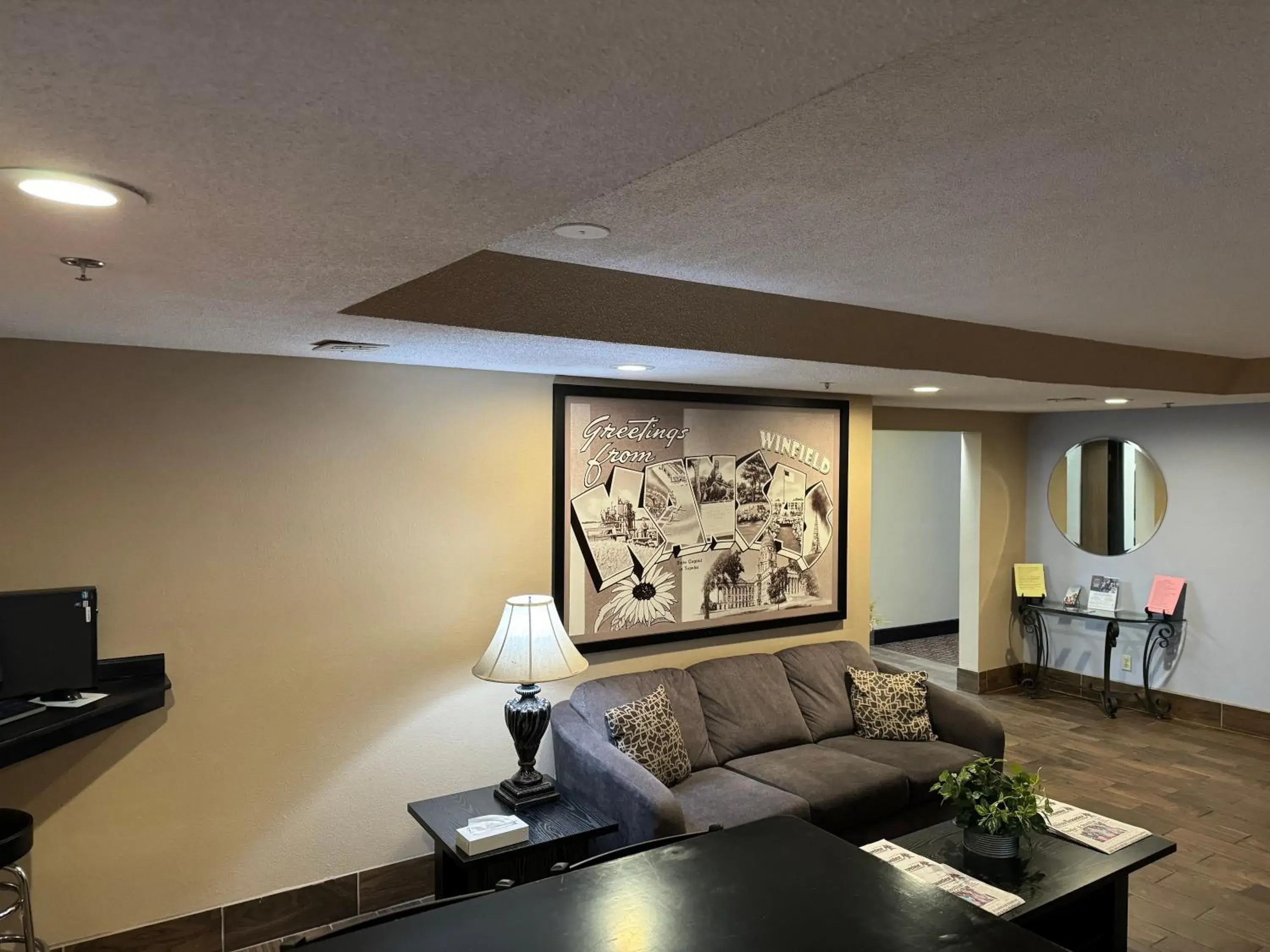 Lobby or reception in Super 8 by Wyndham Winfield-Quail Ridge Area Lobby or reception in Super 8 by Wyndham Winfield-Quail Ridge Area