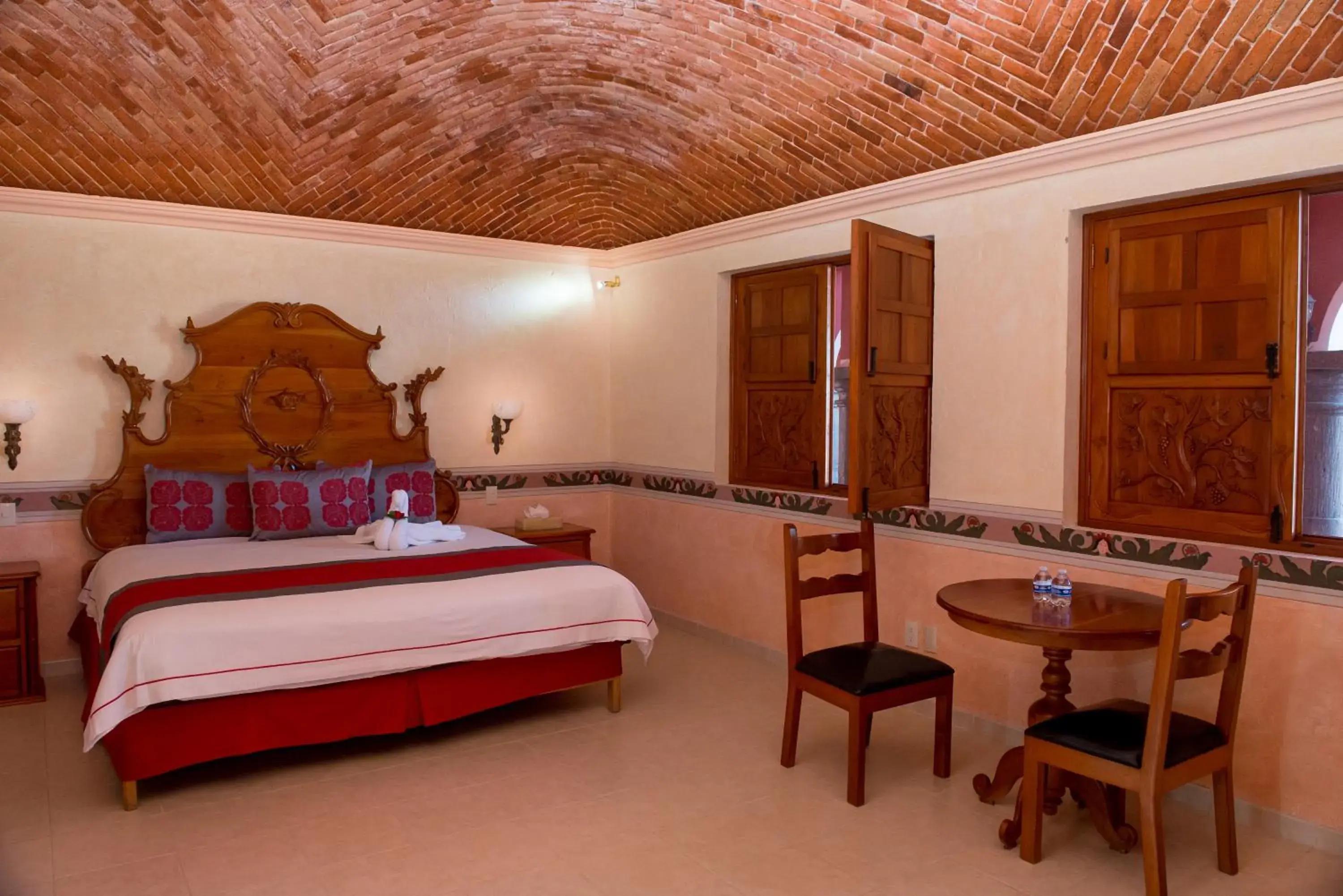 Bed in HOTEL & SPA HACIENDA TRES VIDAS Bed in HOTEL & SPA HACIENDA TRES VIDAS