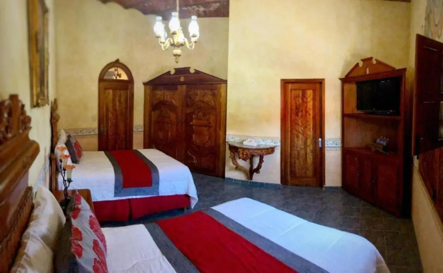 Bed in HOTEL & SPA HACIENDA TRES VIDAS Bed in HOTEL & SPA HACIENDA TRES VIDAS