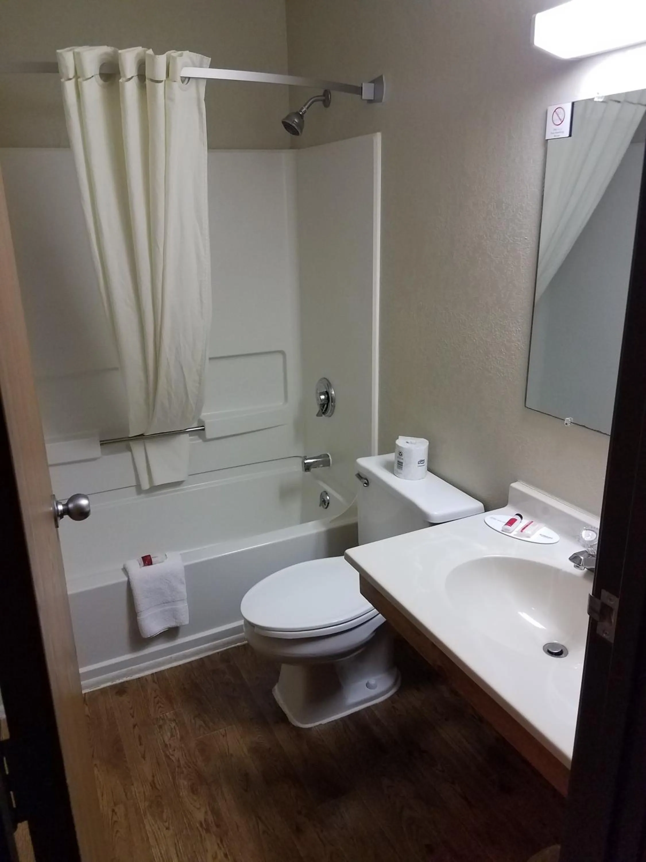 Bathroom in Super 8 by Wyndham Houghton Lake