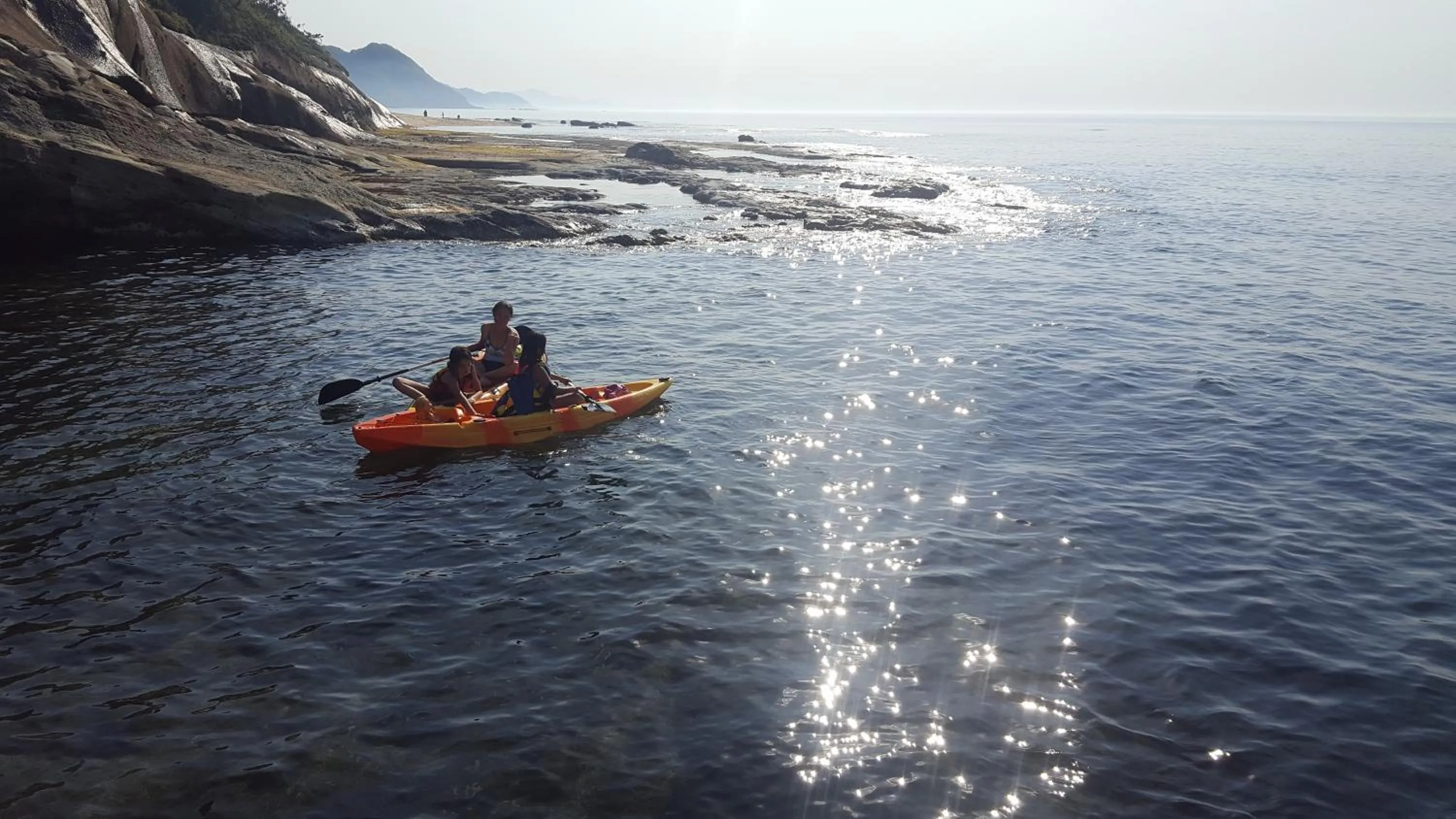 Canoeing in Asobi Lodge